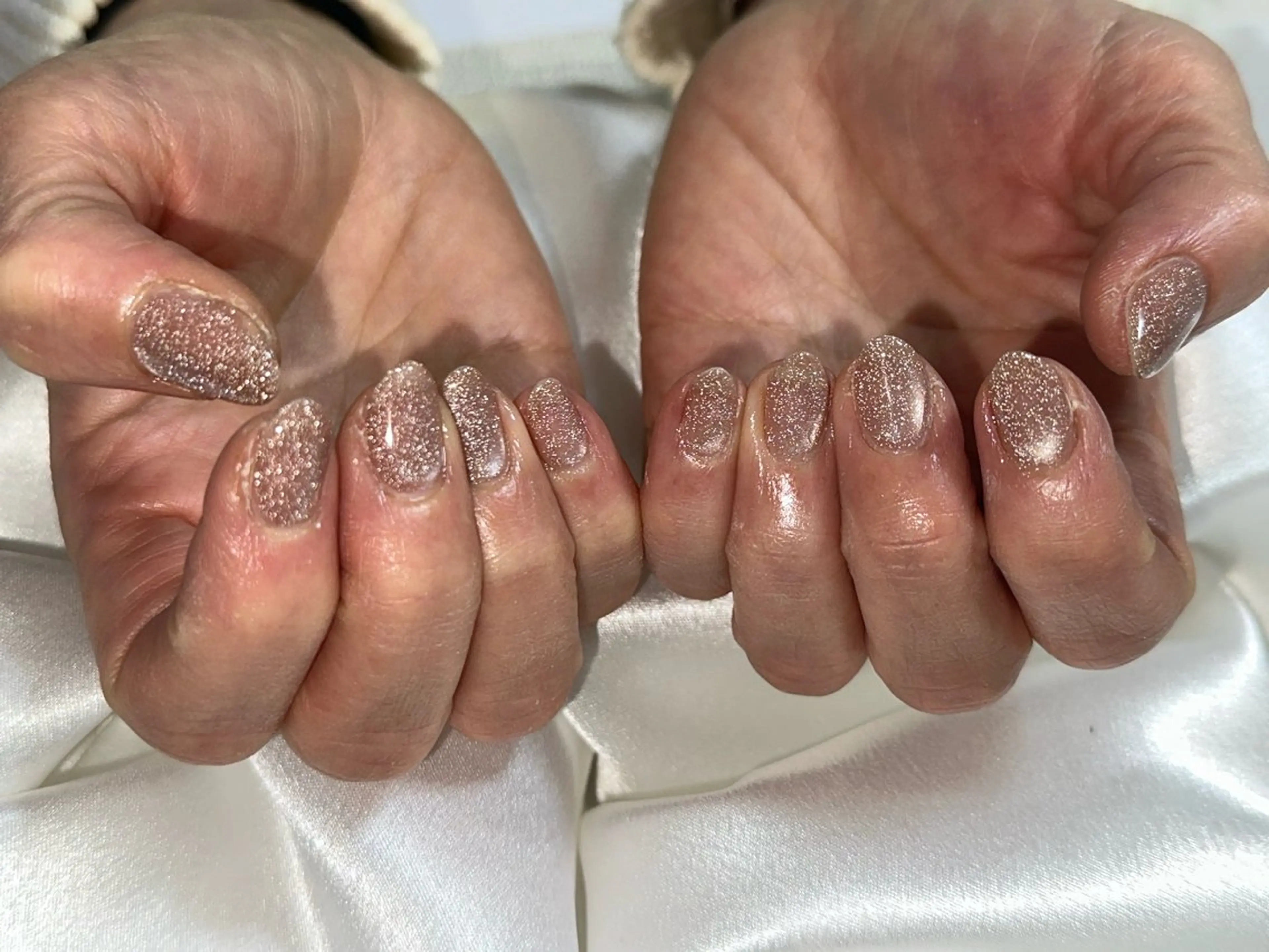 ネイル オーロラネイル フラッシュネイル フットネイル フレンチネイル ジェルネイル ハンドネイル kiki nail たまプラーザのネイルデザイン