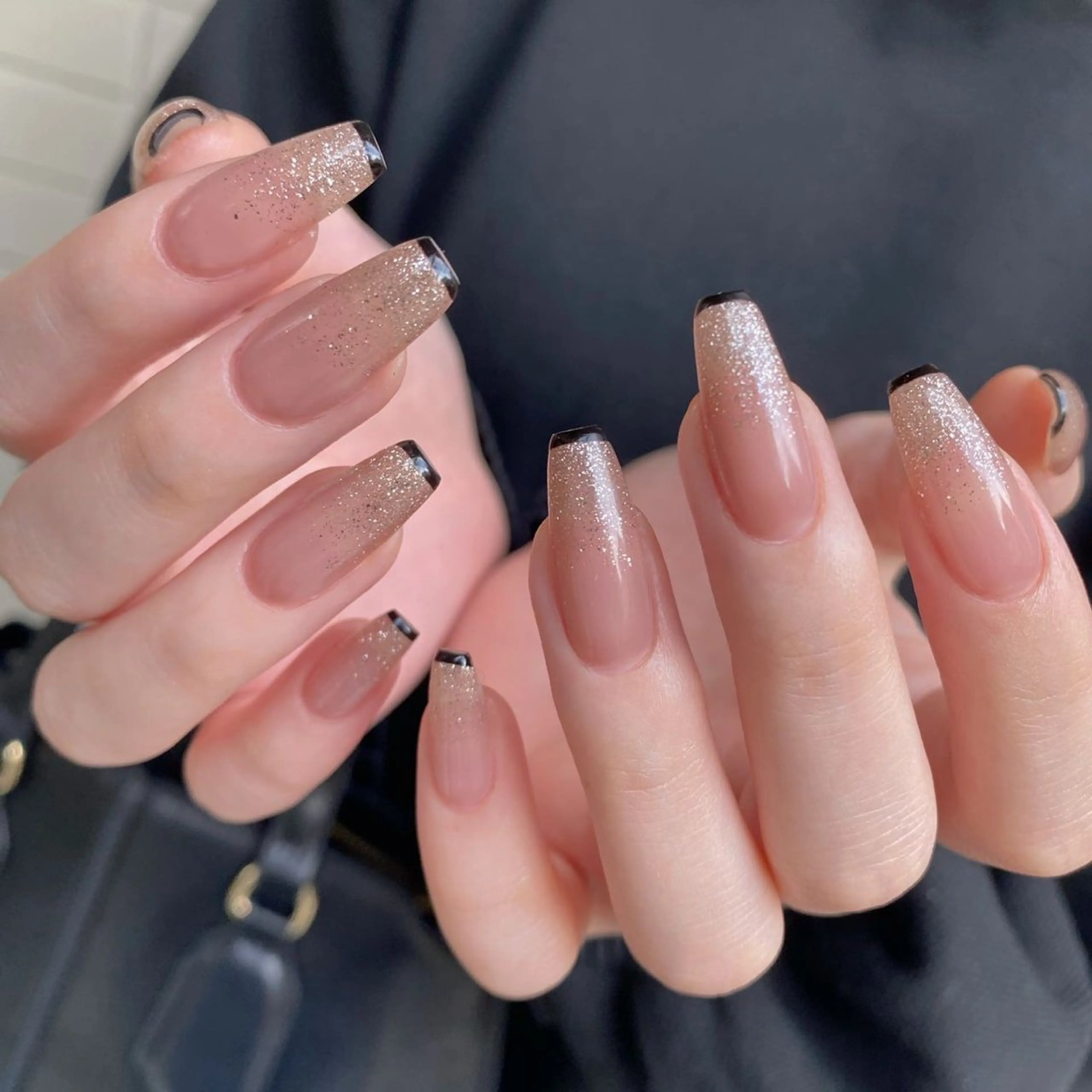 セミロング めぐみのネイルサロン スタッフ練習のネイルデザイン