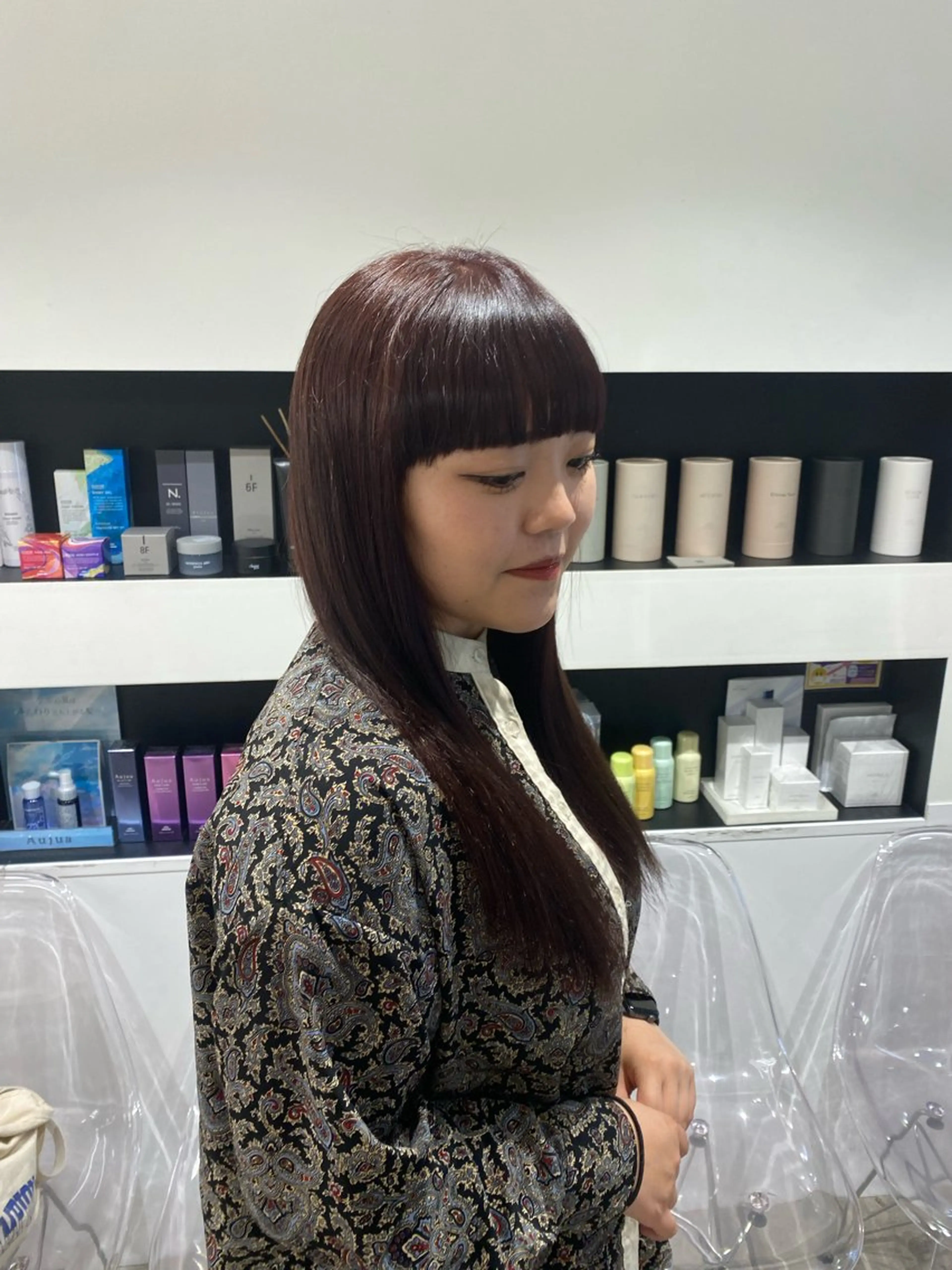 カラー ヘアカラー ルイ☆【ボブ/メンズ /酸性ストレート】のヘアスタイル