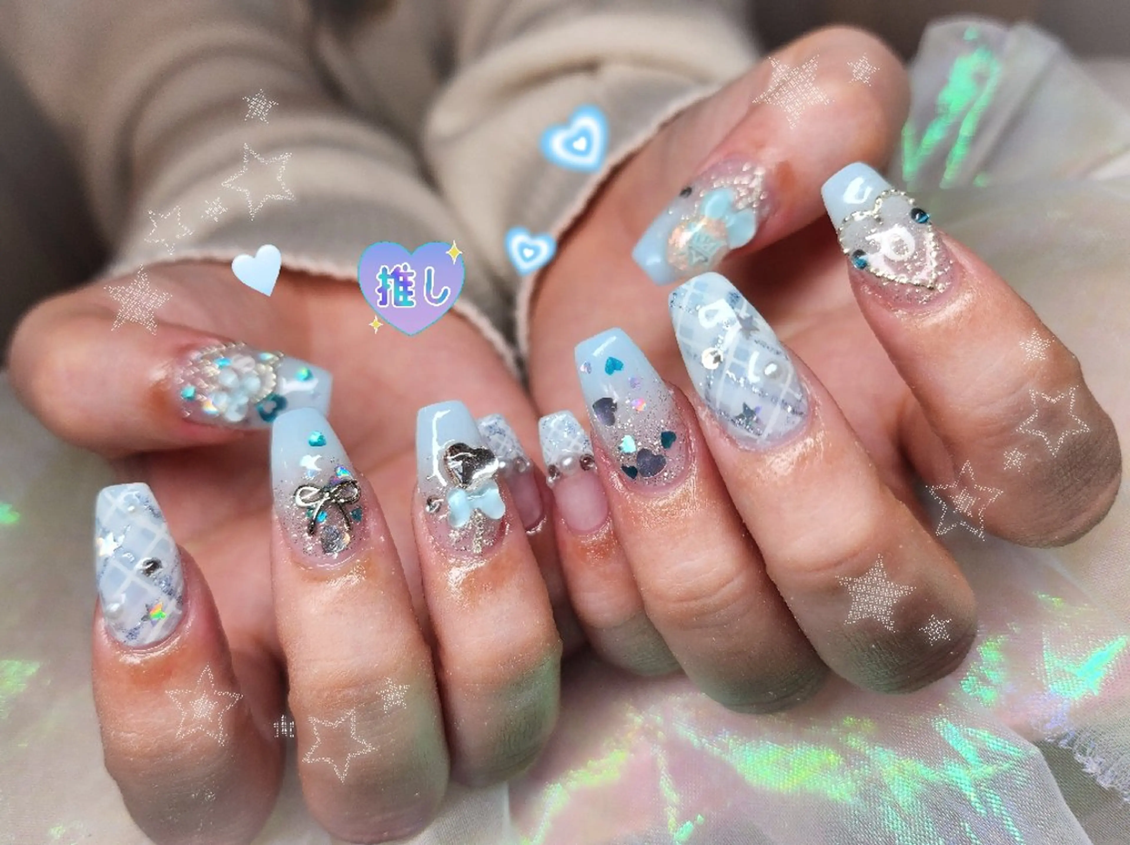 ネイル ハンドネイル 💜bora .のネイルデザイン