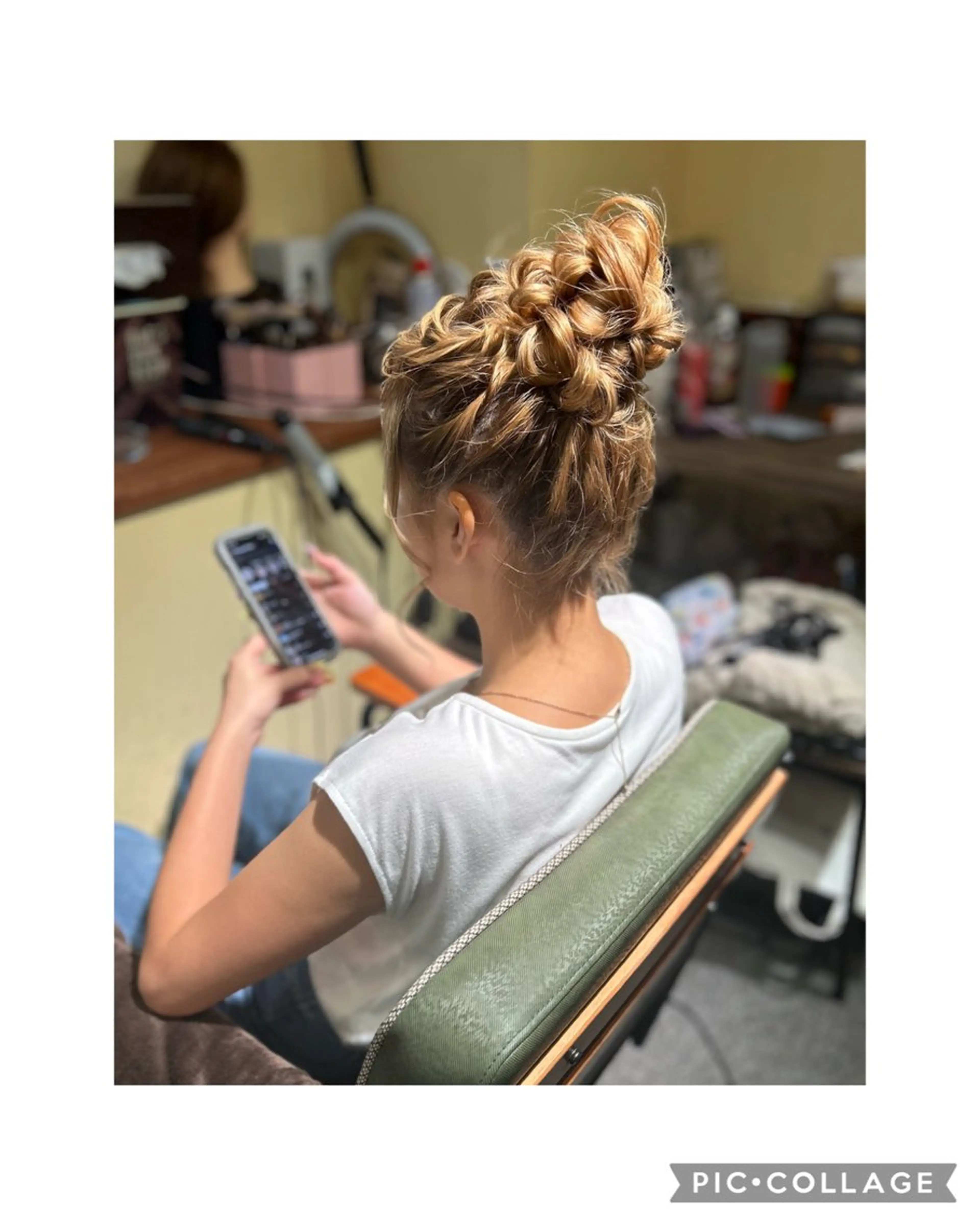 ヘアアレンジ お団子ヘア 青木 麻紀のヘアスタイル