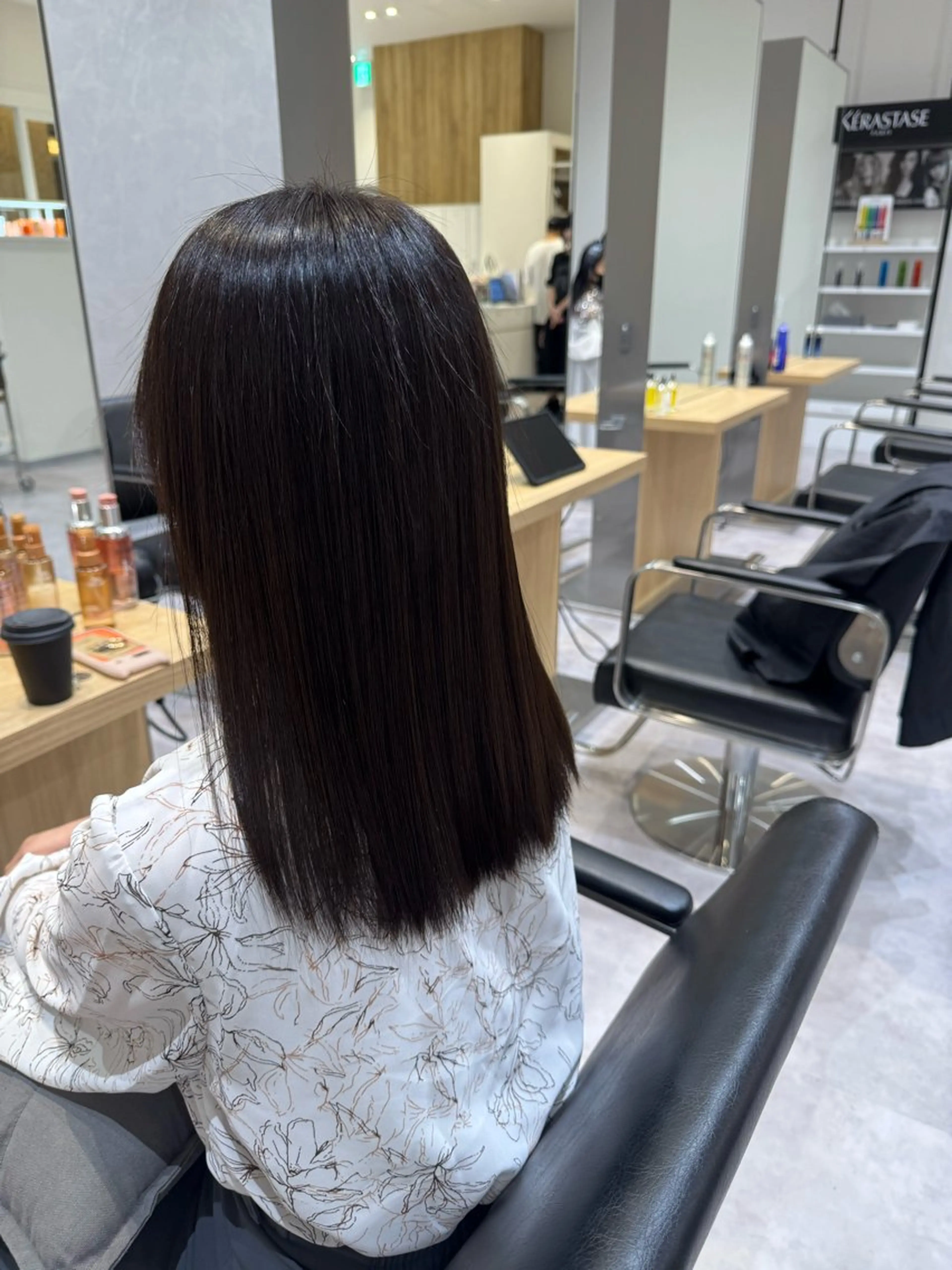 ロング 髪質改善 縮毛矯正 カット ヘアカラー 縮毛矯正 髪質改善/縮毛矯正 /メンズパーマ川田のヘアスタイル