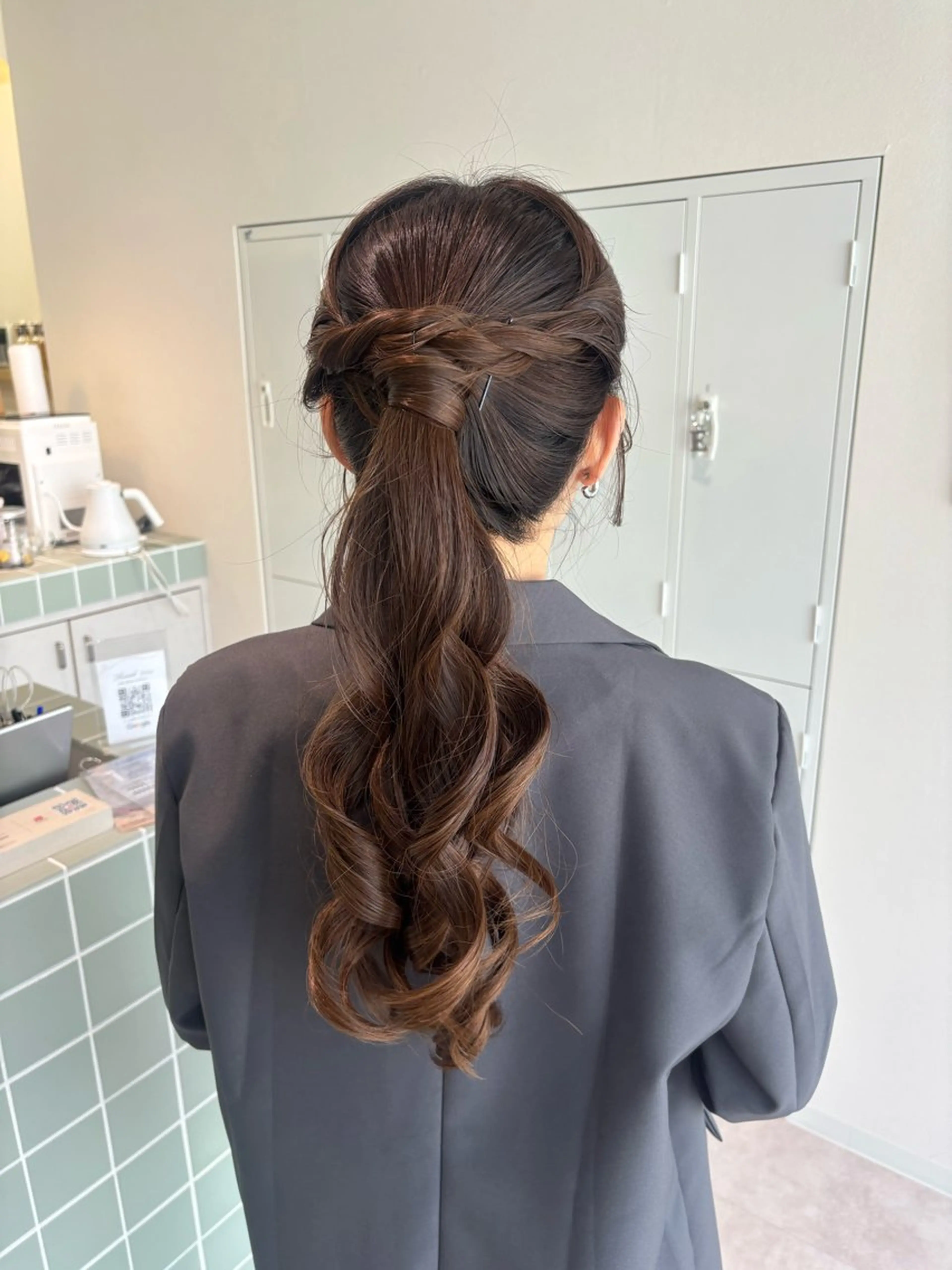 ヘアアレンジ ヘアセット 広島/ヘアセット /ベージュ/わかなのヘアスタイル