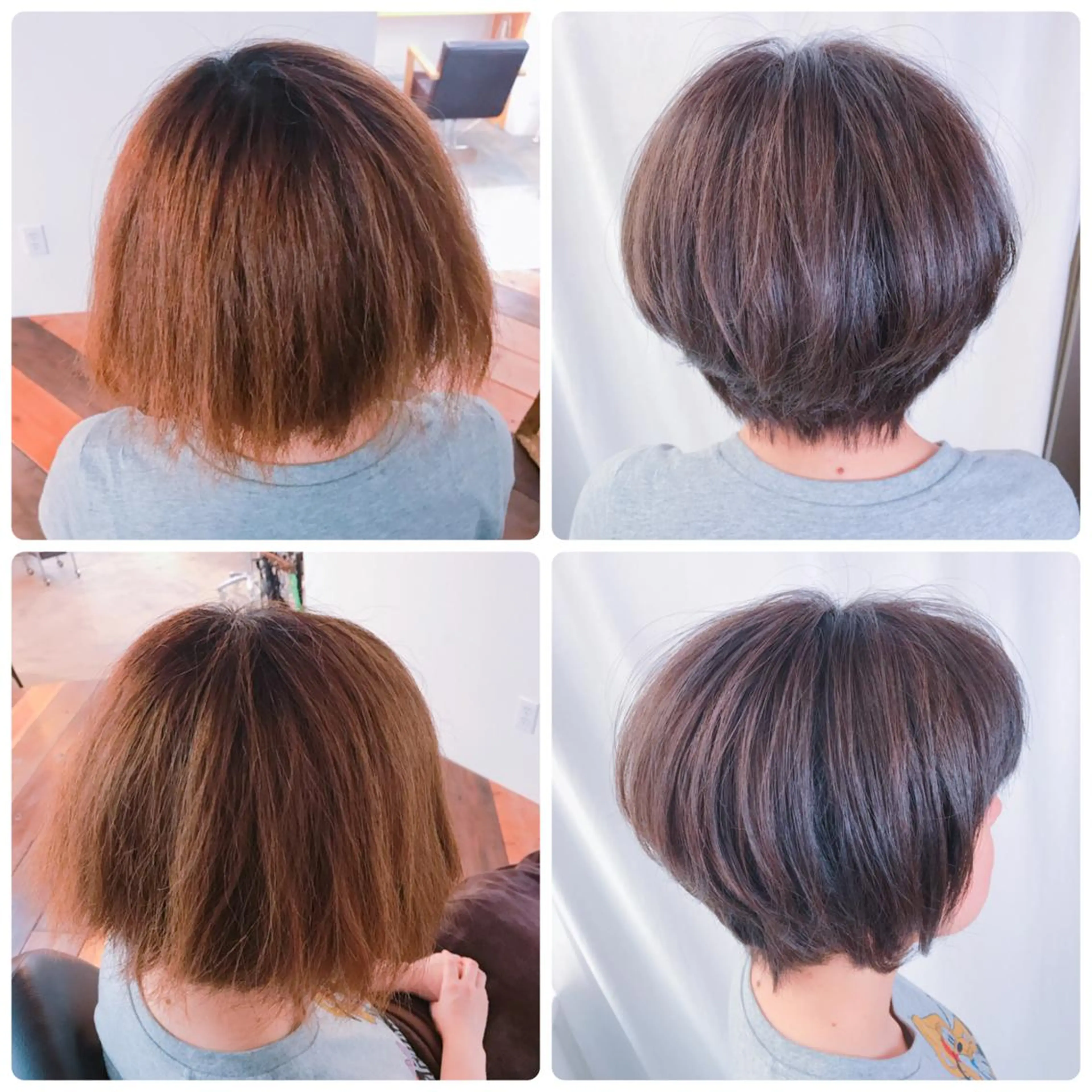 ショート カラー ブルーカラー ブルージュ グレージュ イルミナカラー 🌈限定価格🌈 鈴木　瑛輔のヘアスタイル