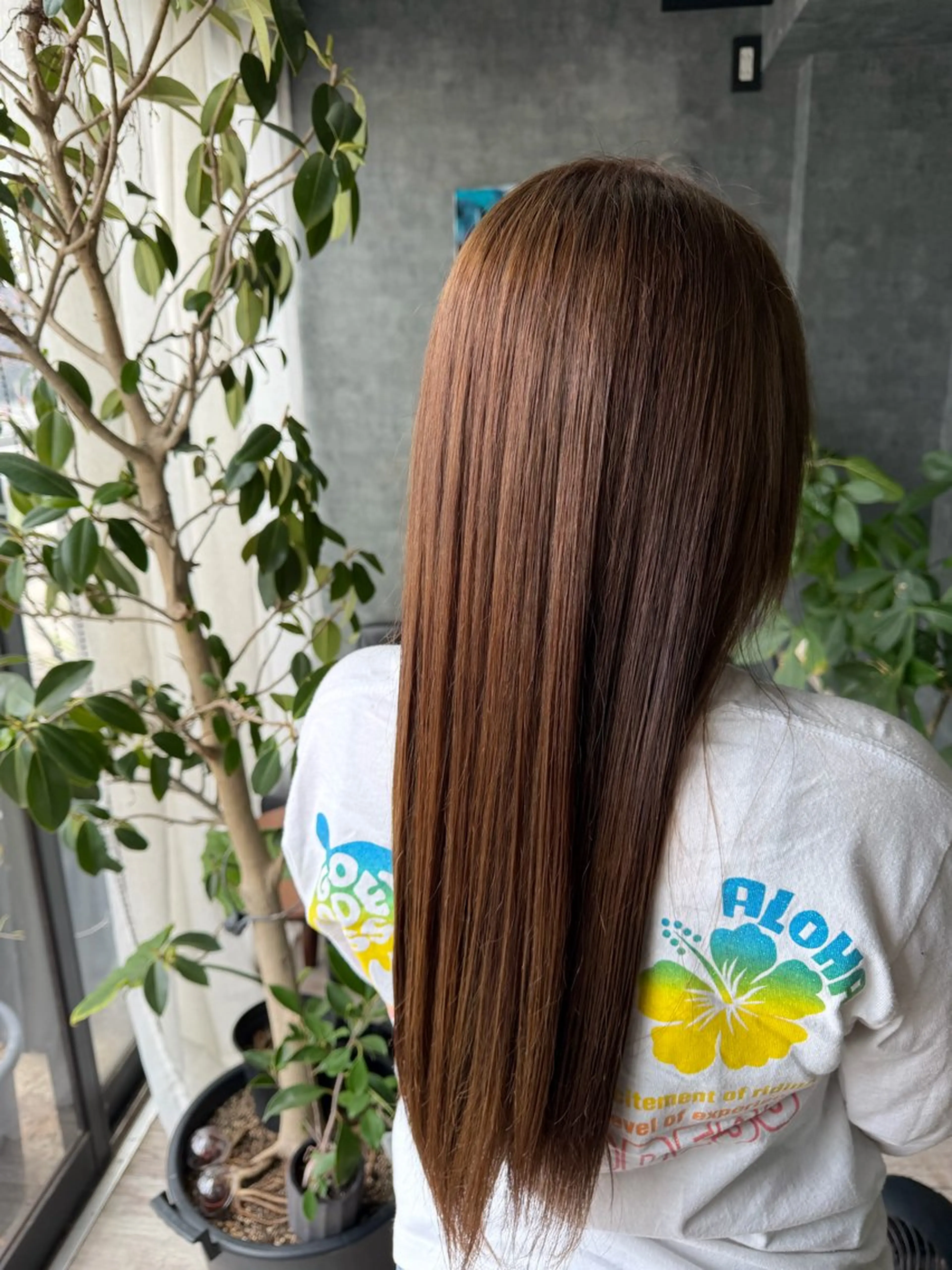 ロング カラー glac 當田のヘアスタイル