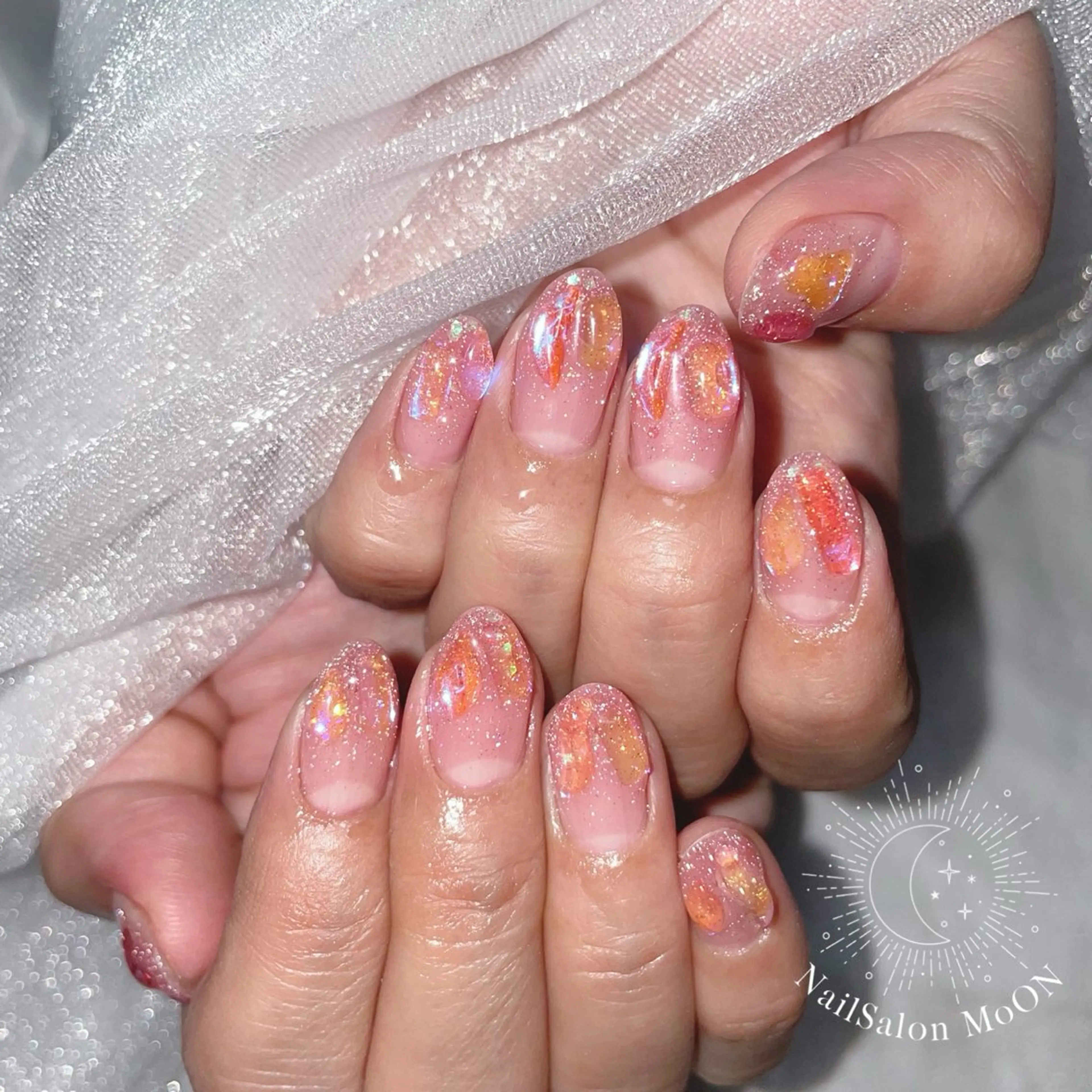 ネイル ハンドネイル ハンドケア MoON...❤︎ MeGuのネイルデザイン