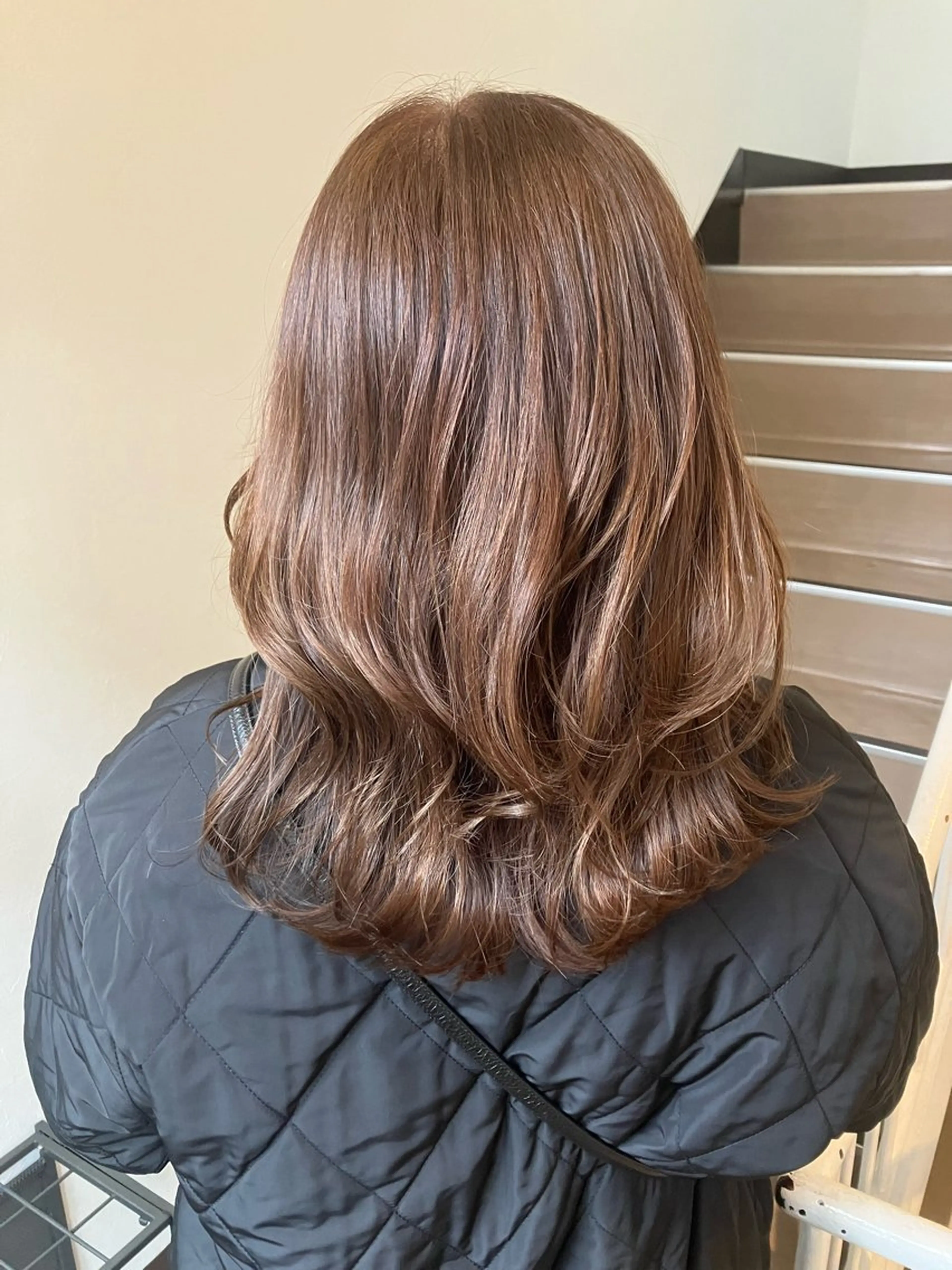 セミロング 阿部 雲母のヘアスタイル