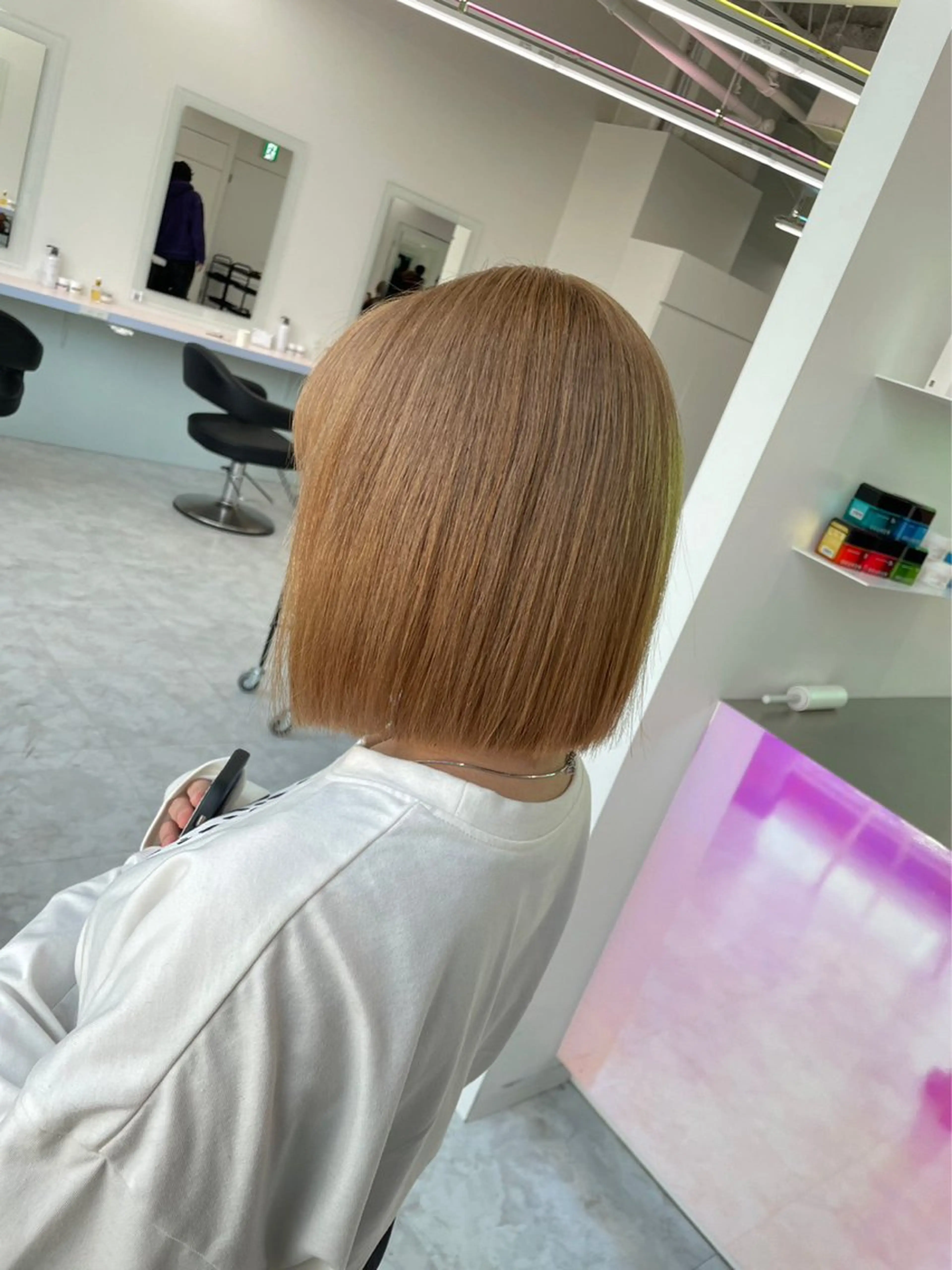 ショート カラー パーマ ヘアアレンジ メンズ 🤍透明感カラー🤍 似合わせ🤍AINEのヘアスタイル