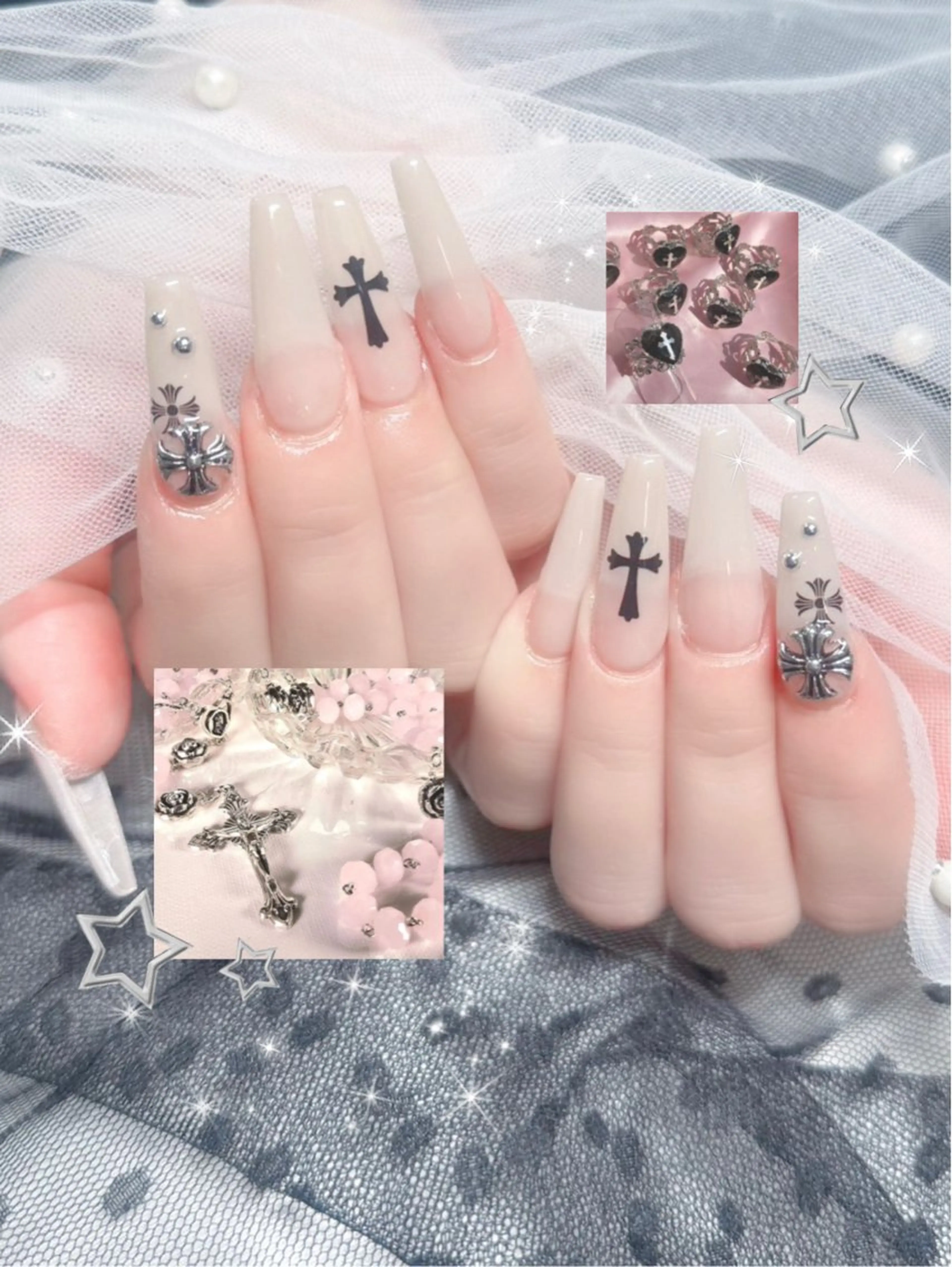 ネイル 持ち込み ハンドネイル ✩.*🎀 aoi🎀のネイルデザイン