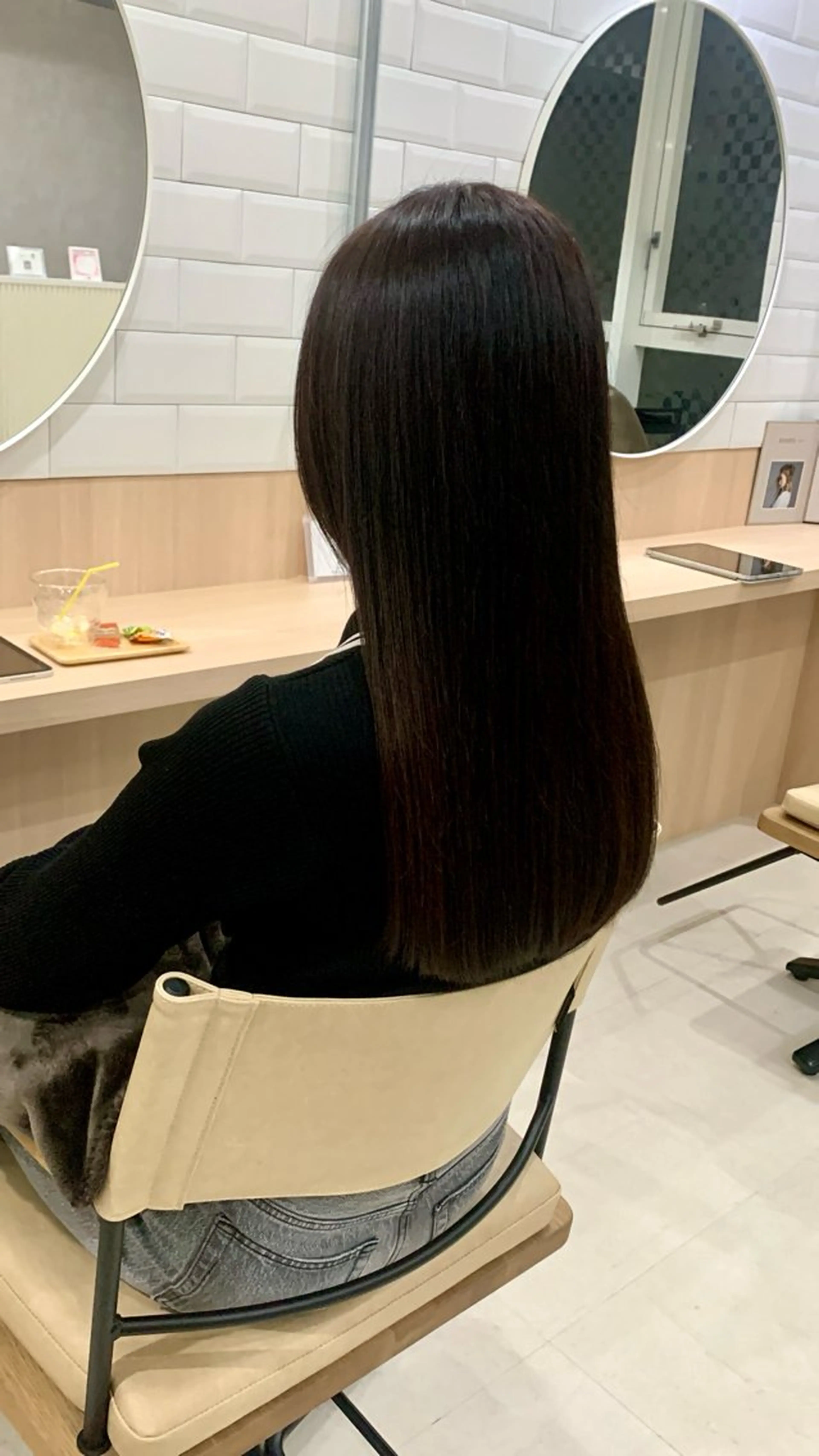 ロング カラー 田中 怜菜のヘアスタイル