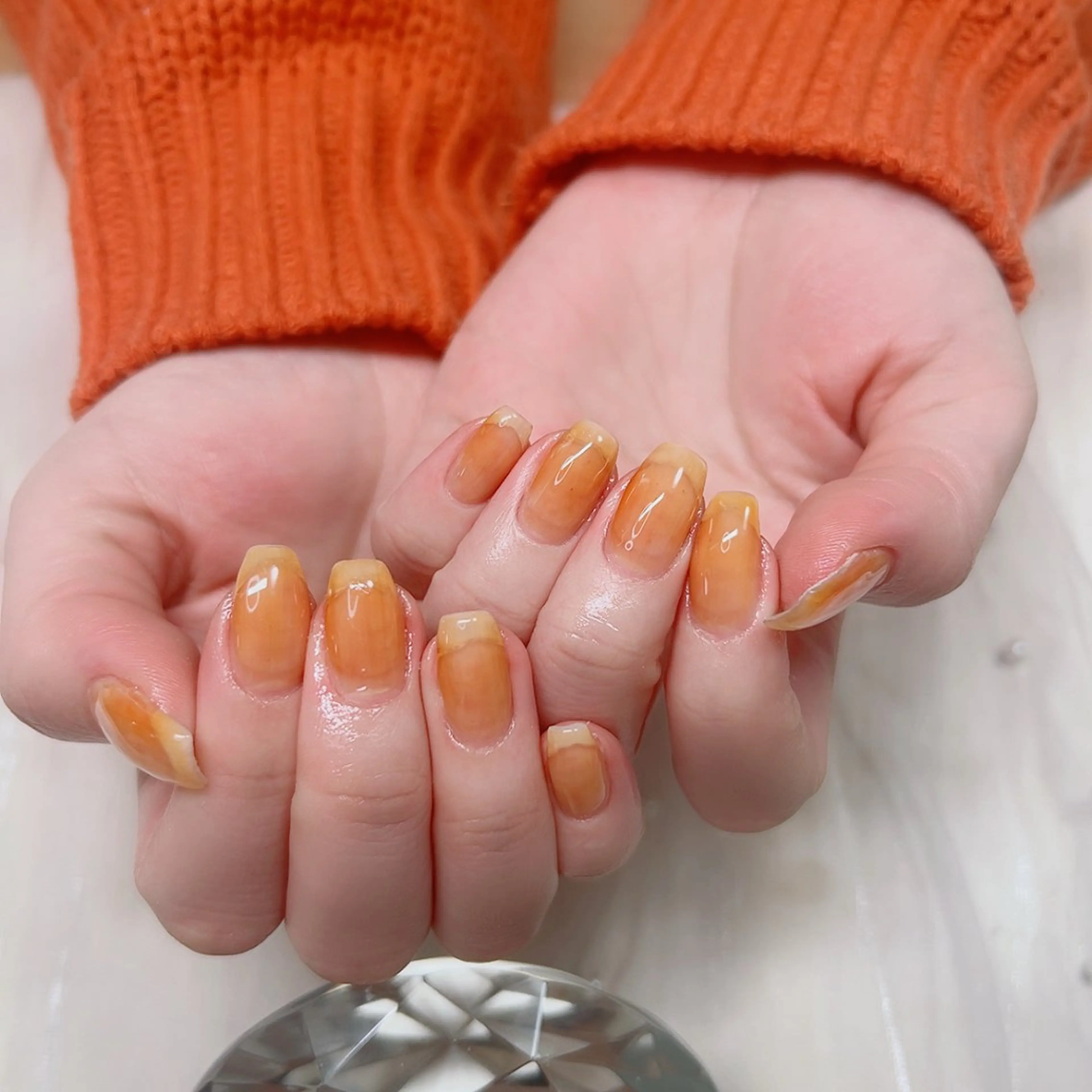 ネイル ワンカラーネイル Cute Tips nailのネイルデザイン