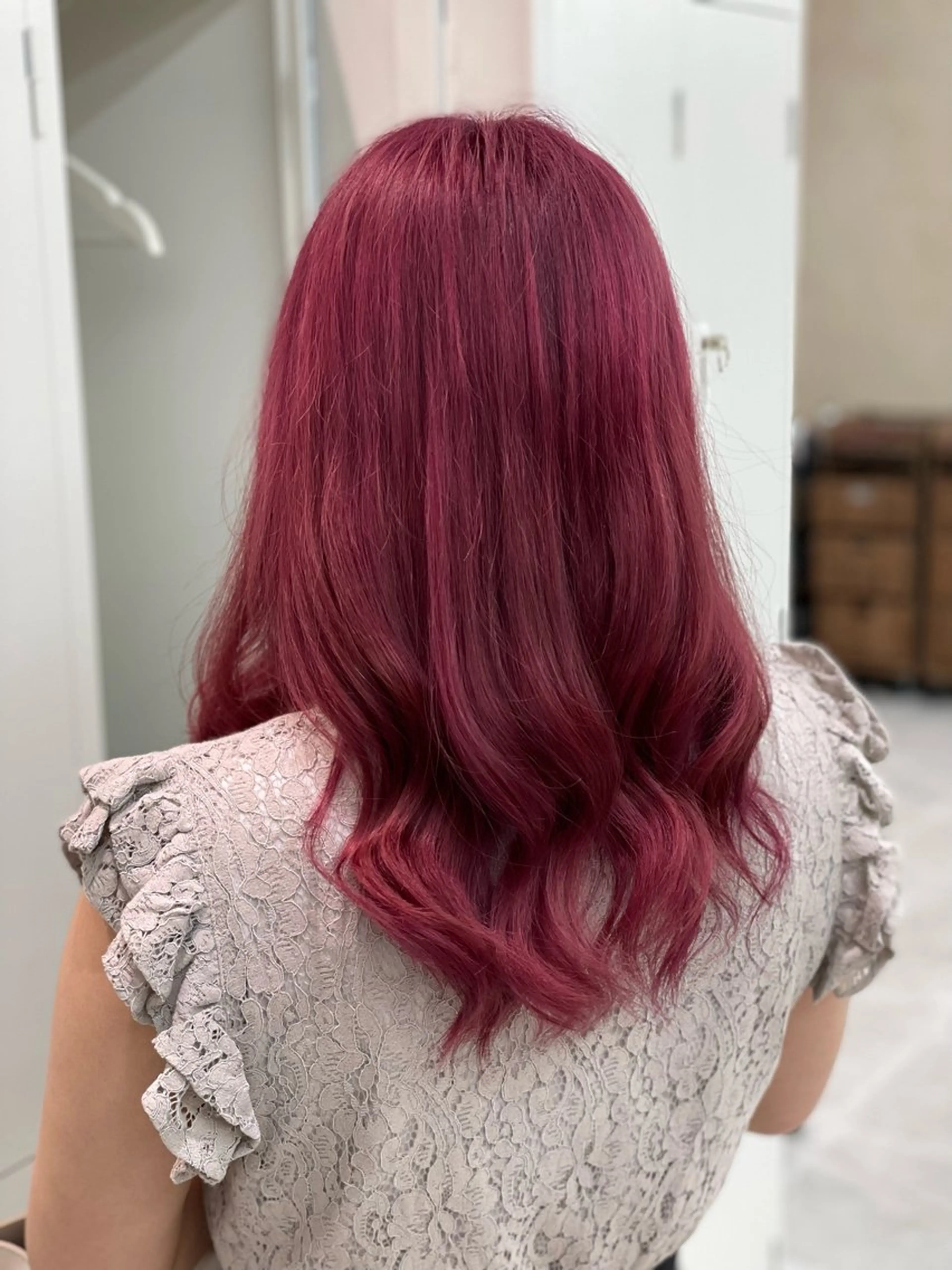 セミロング カラー ショーヤ/ブリーチ /エクステのヘアスタイル