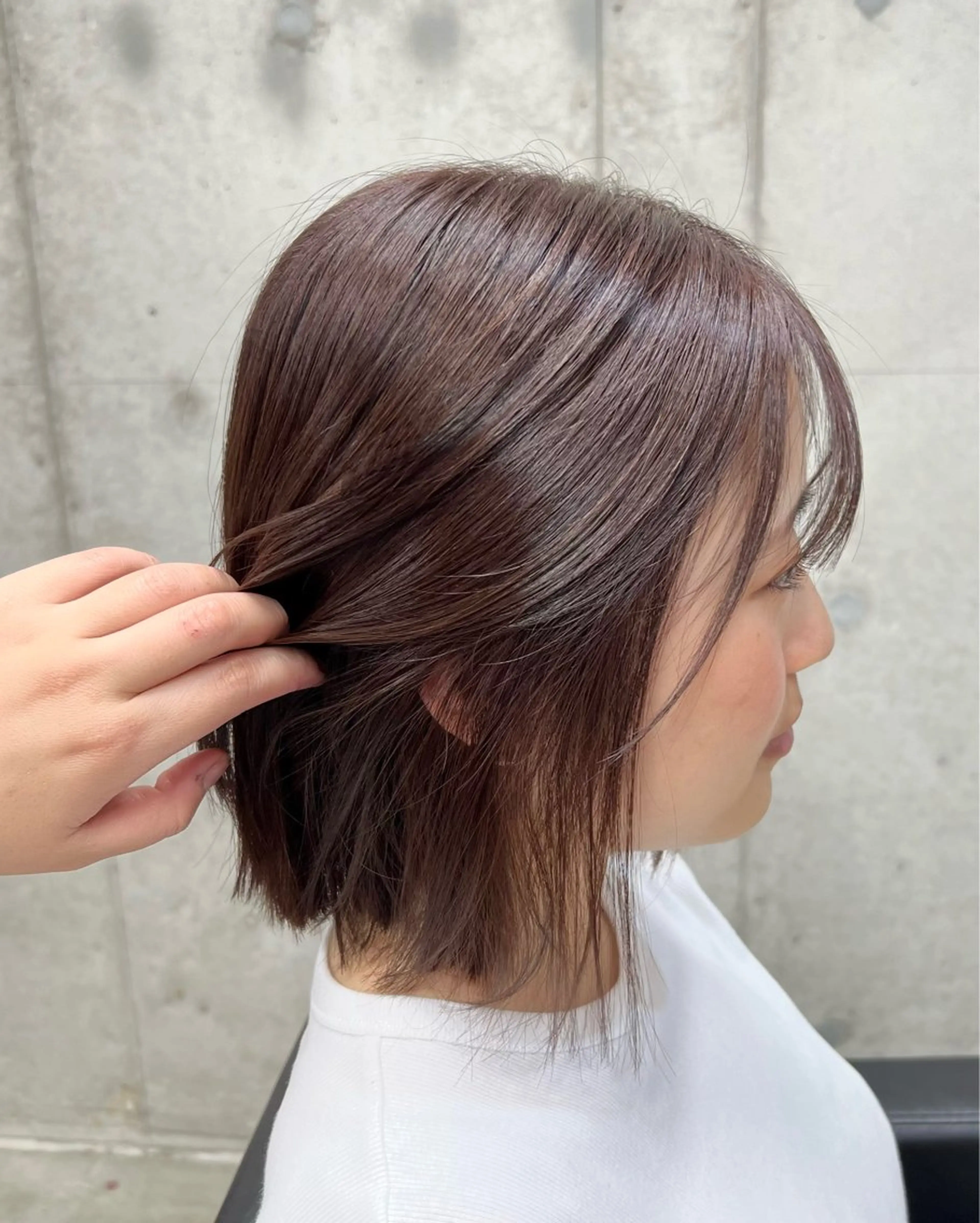 ショート ヘアカラー lafit kaede/韓国ヘアのヘアスタイル