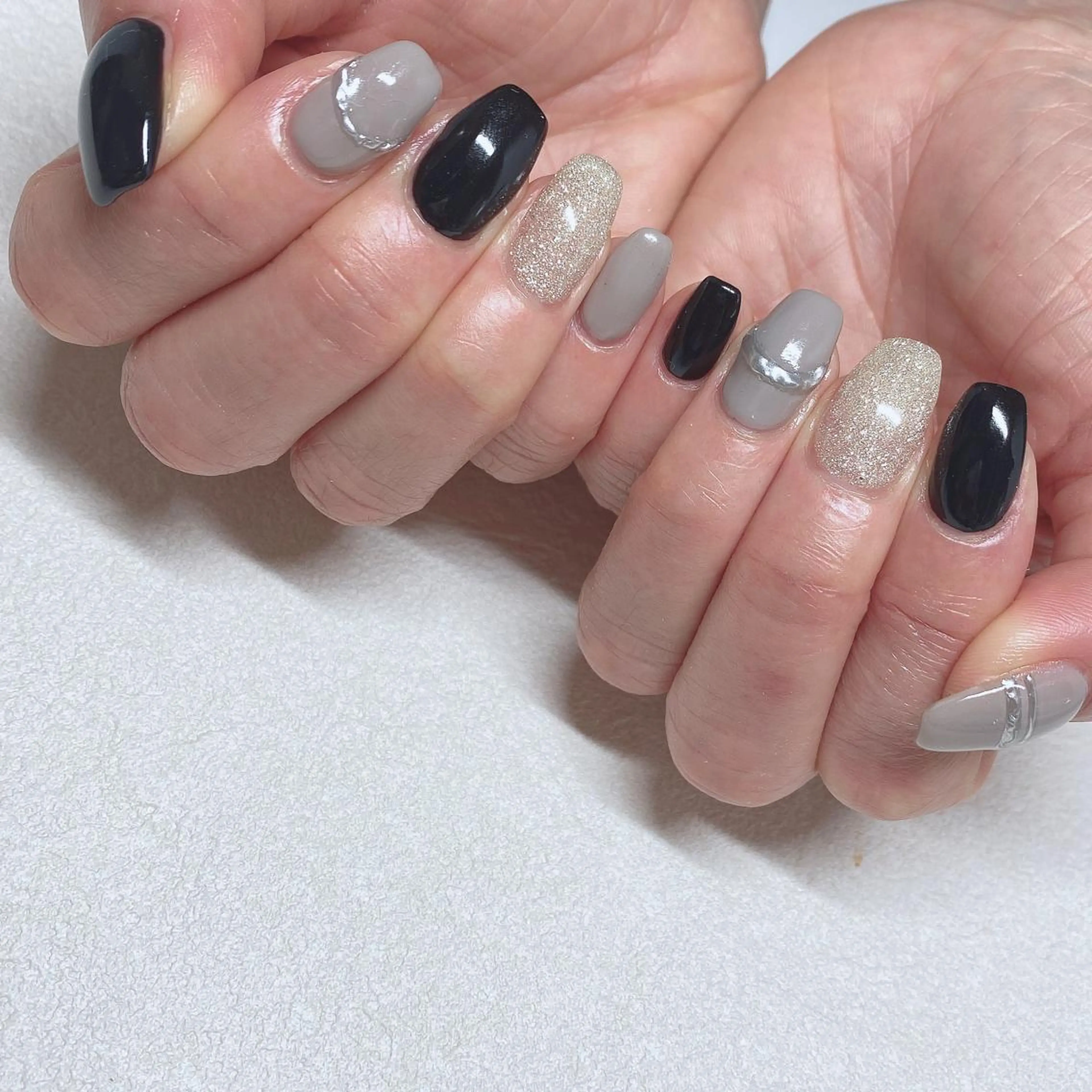 ネイル アートネイル ミラーネイル ハンドネイル Sympa:) YURIKAのネイルデザイン