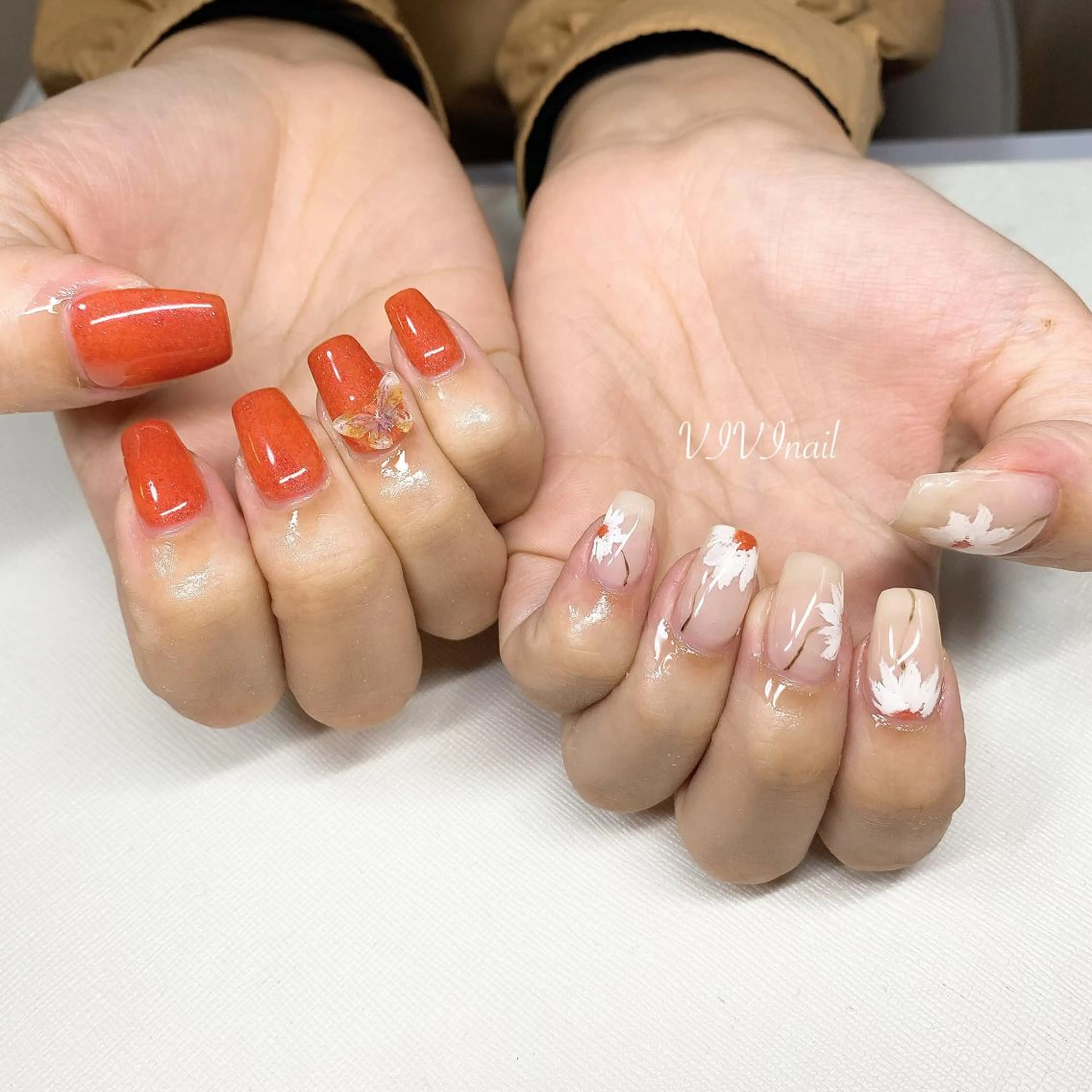 ネイル 春ネイル ハンドネイル vivi nailのネイルデザイン