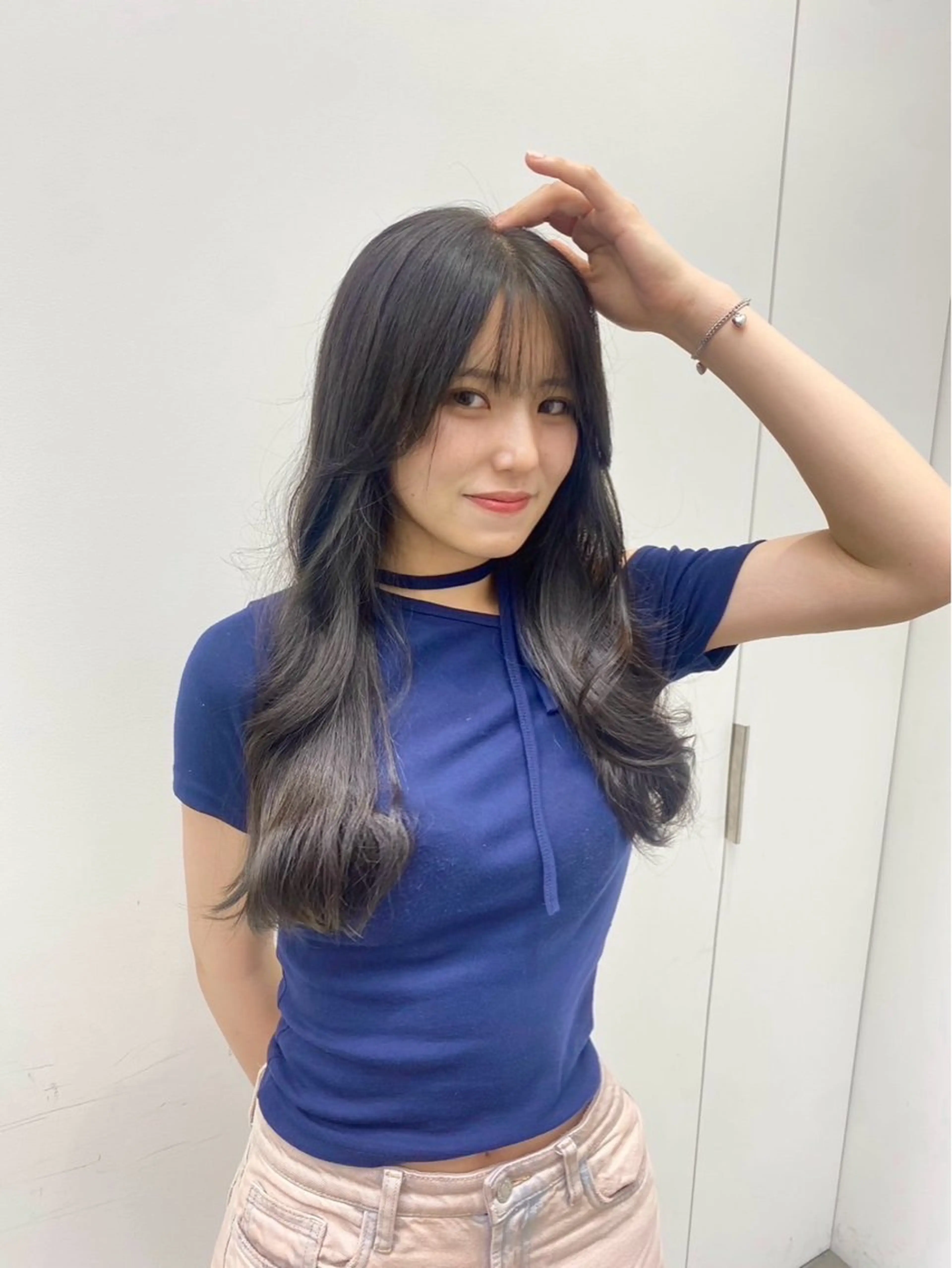 カラー ヘアカラー ひかり／ベージュ ／似合わせカットのヘアスタイル