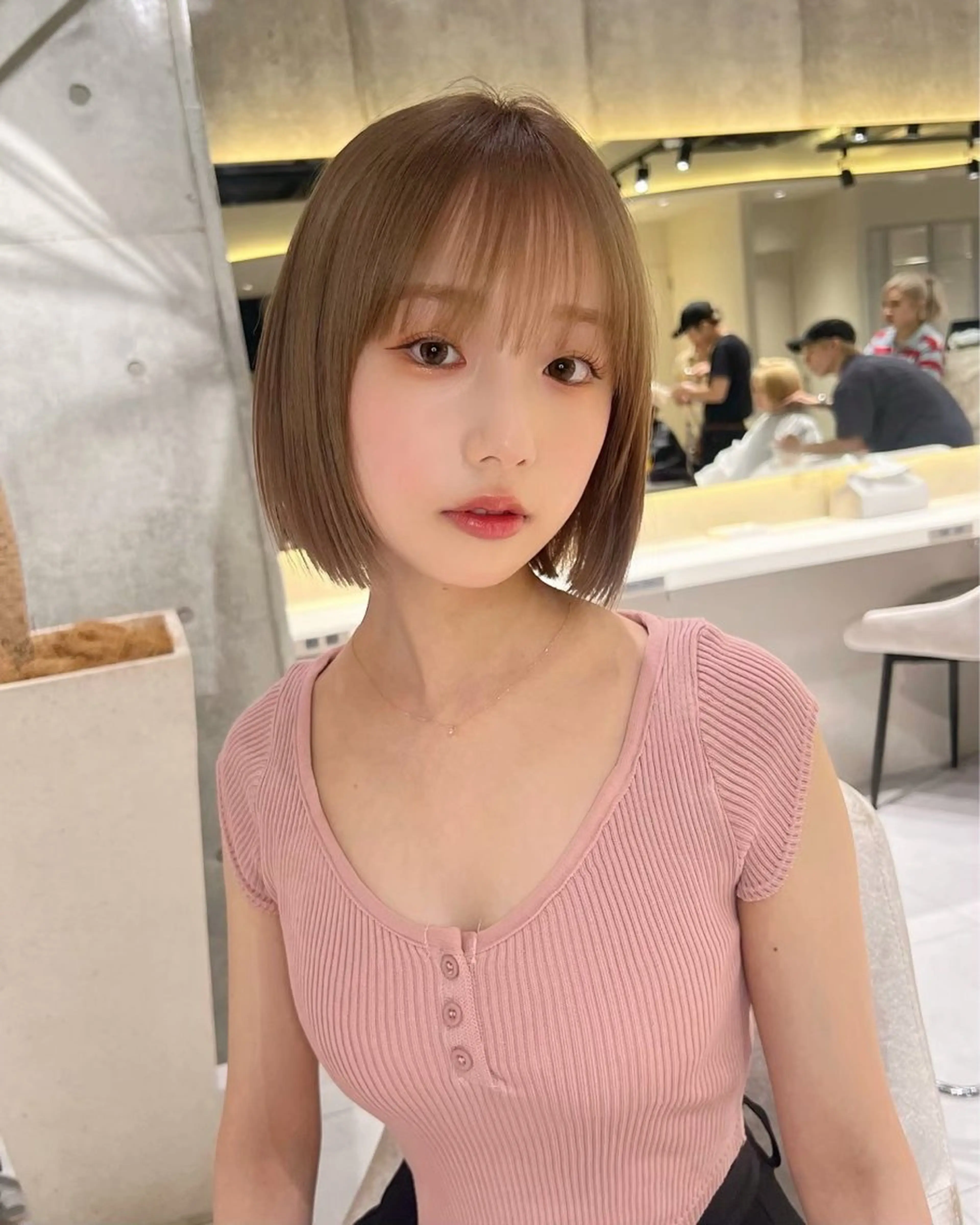 ミディアム カラー カット ヘアカラー トリートメント 🌈Hiroki🌈 福岡の愛され美容師のヘアスタイル