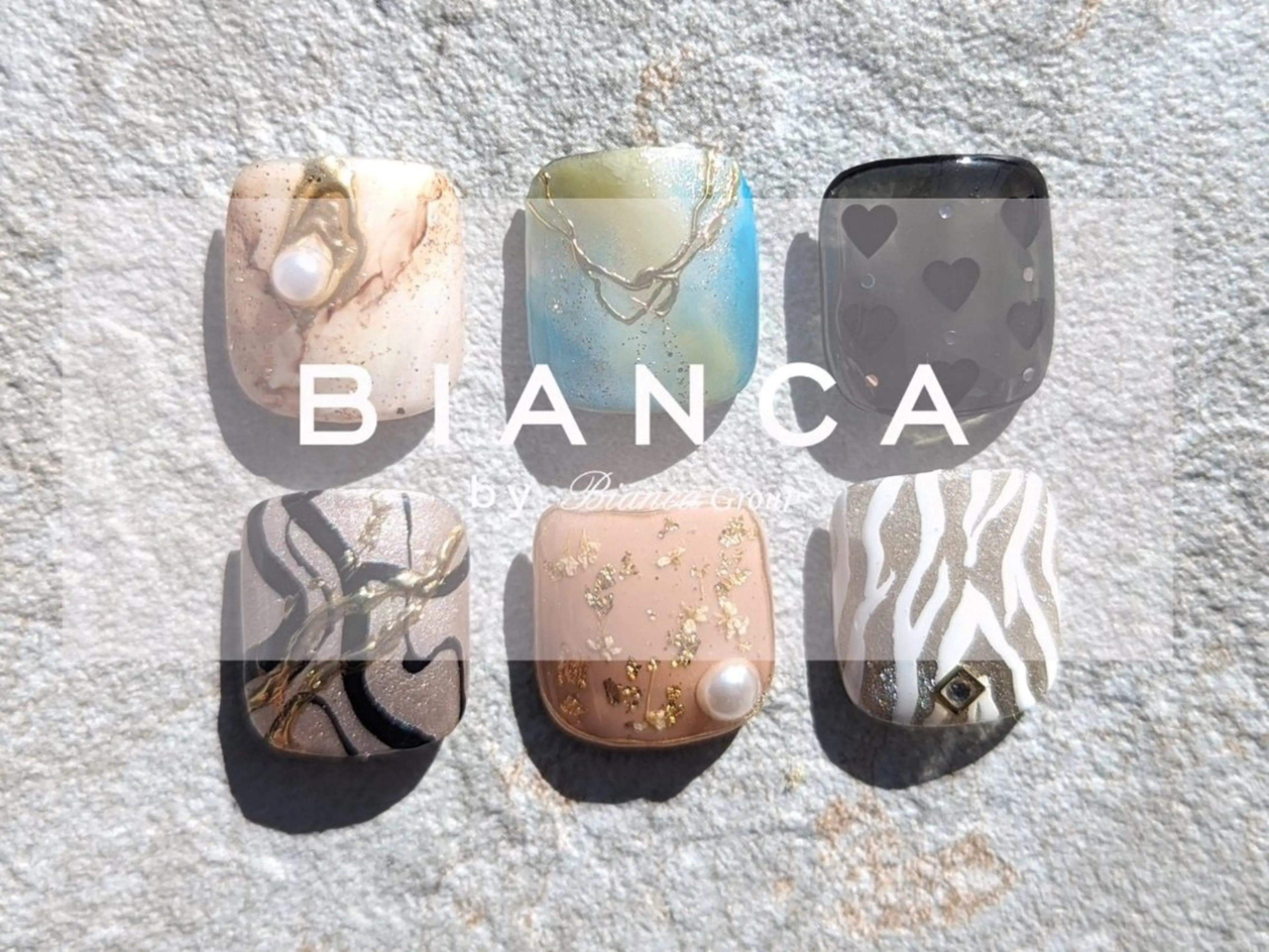 ネイル フットネイル Bianca KAGARAのネイルデザイン