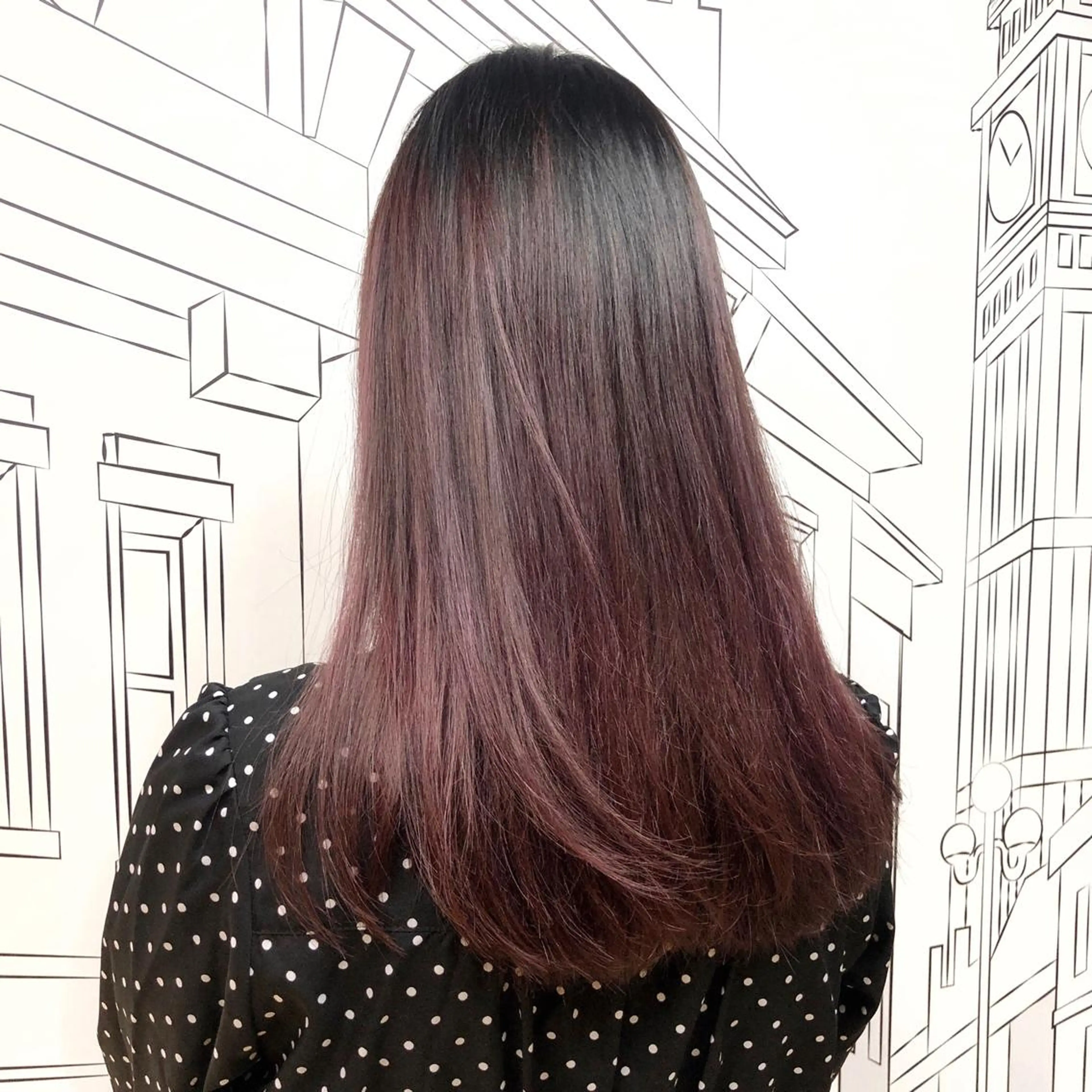 ロング カラー レイヤー,ボブ / 彩未のヘアスタイル