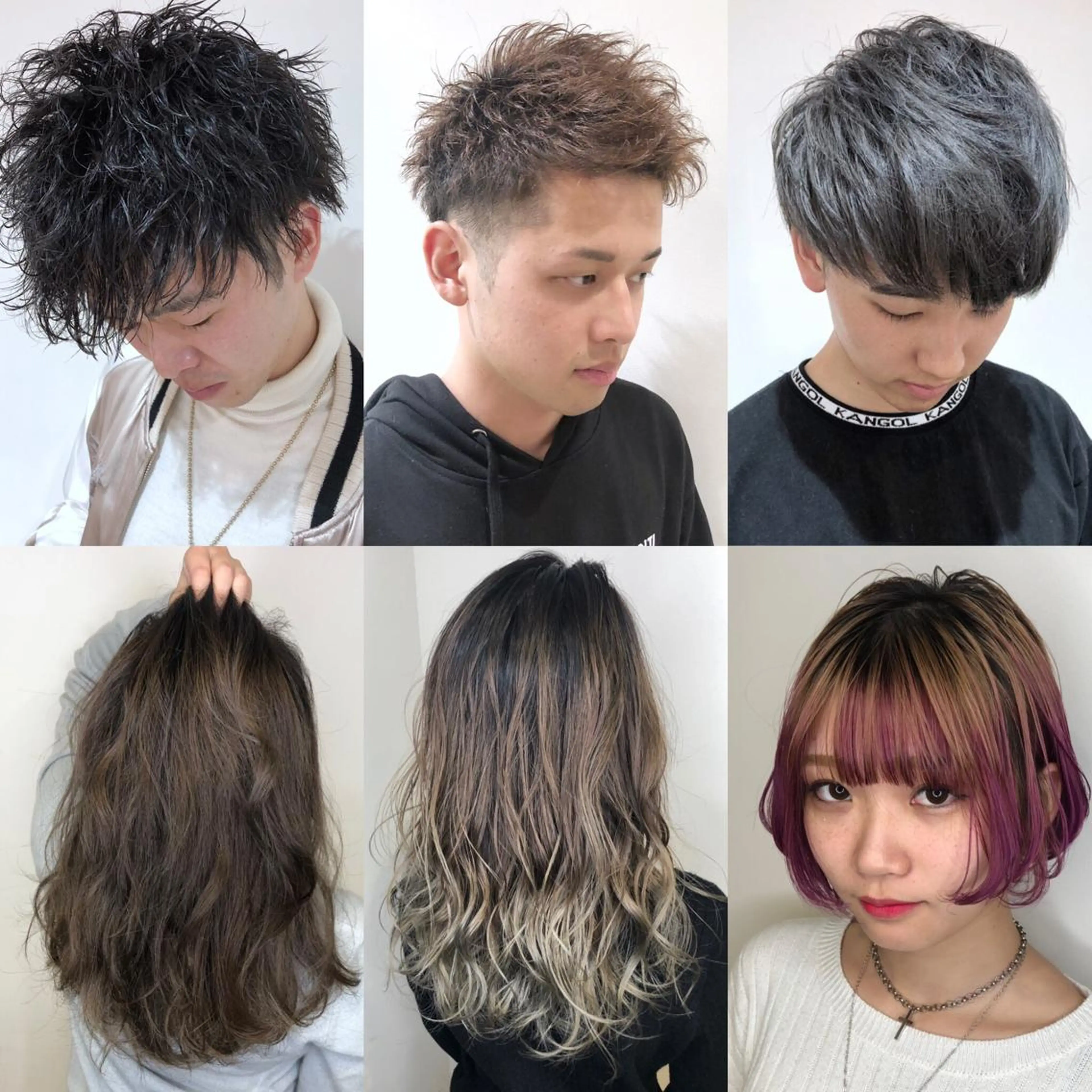 ショート カラー メンズ メンズハイライト メンズインナーカラー ダブルカラー グラデーションカラー グレージュ メンズヘア特化 崎田 成人のヘアスタイル
