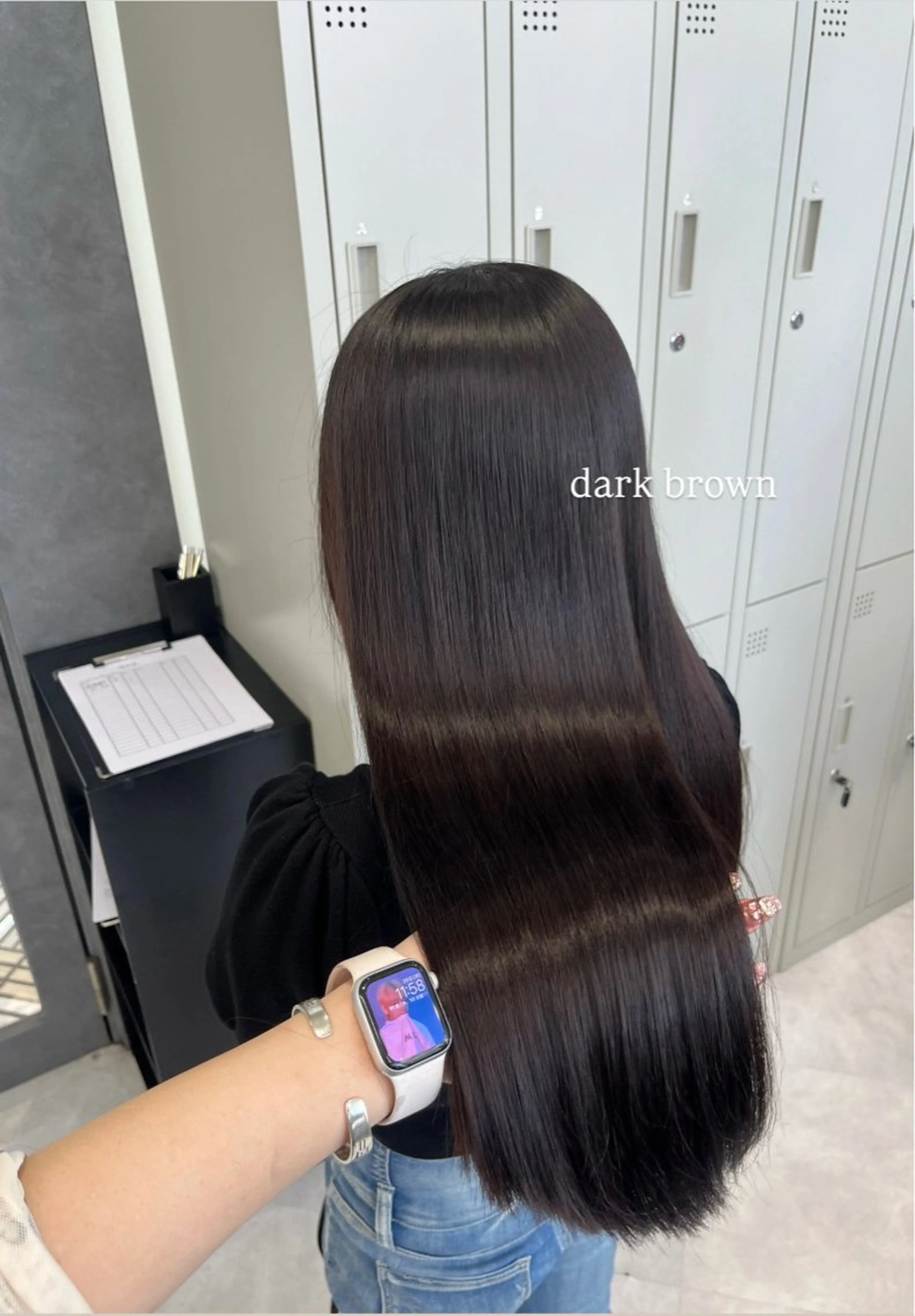 セミロング カラー ヘアアレンジ カット ヘアカラー トリートメント ヘアセット ハイトーン/透明感 髪質改善/rinaのヘアスタイル