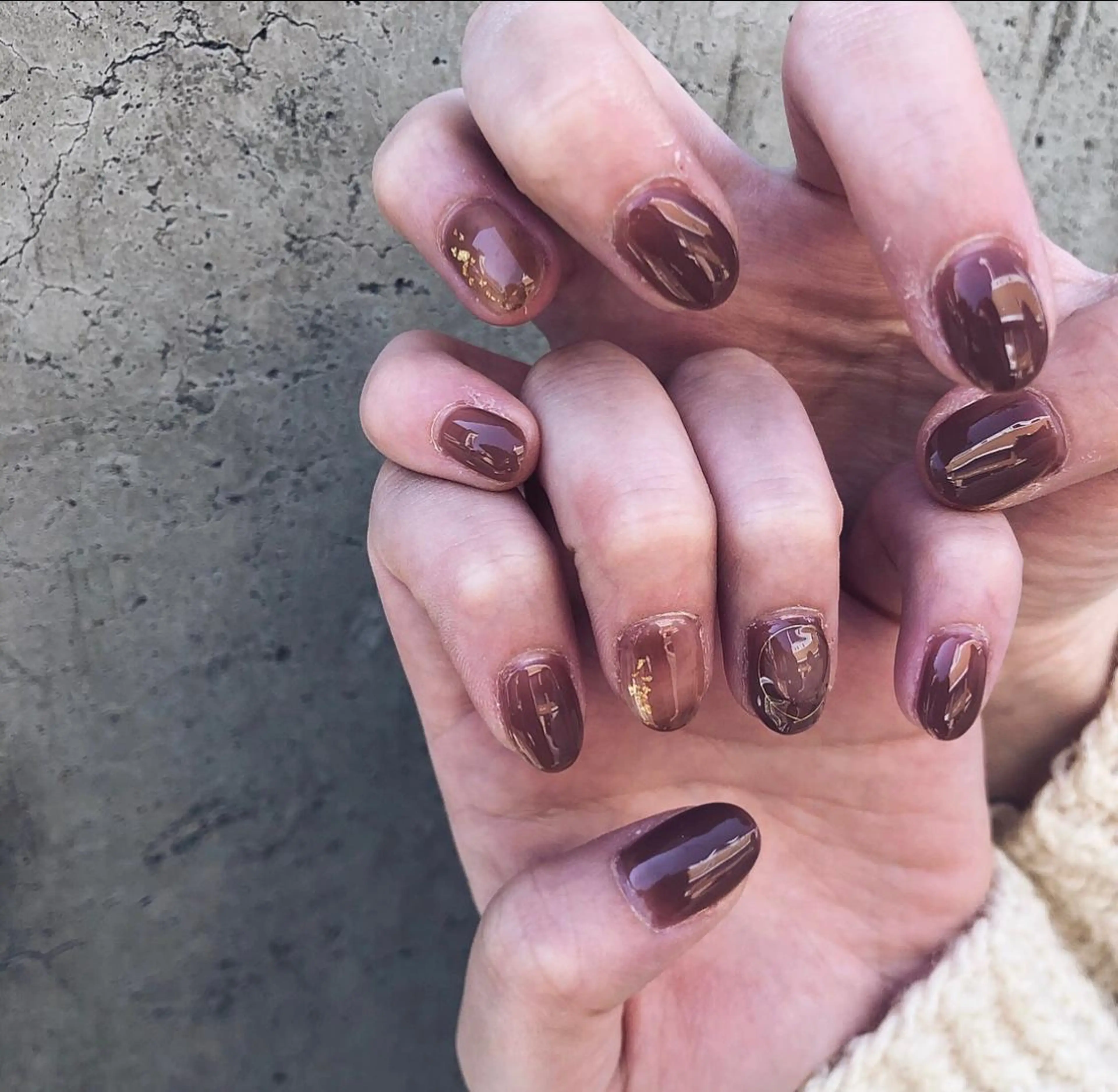 ネイル ニュアンスネイル nail salon granveilのネイルデザイン