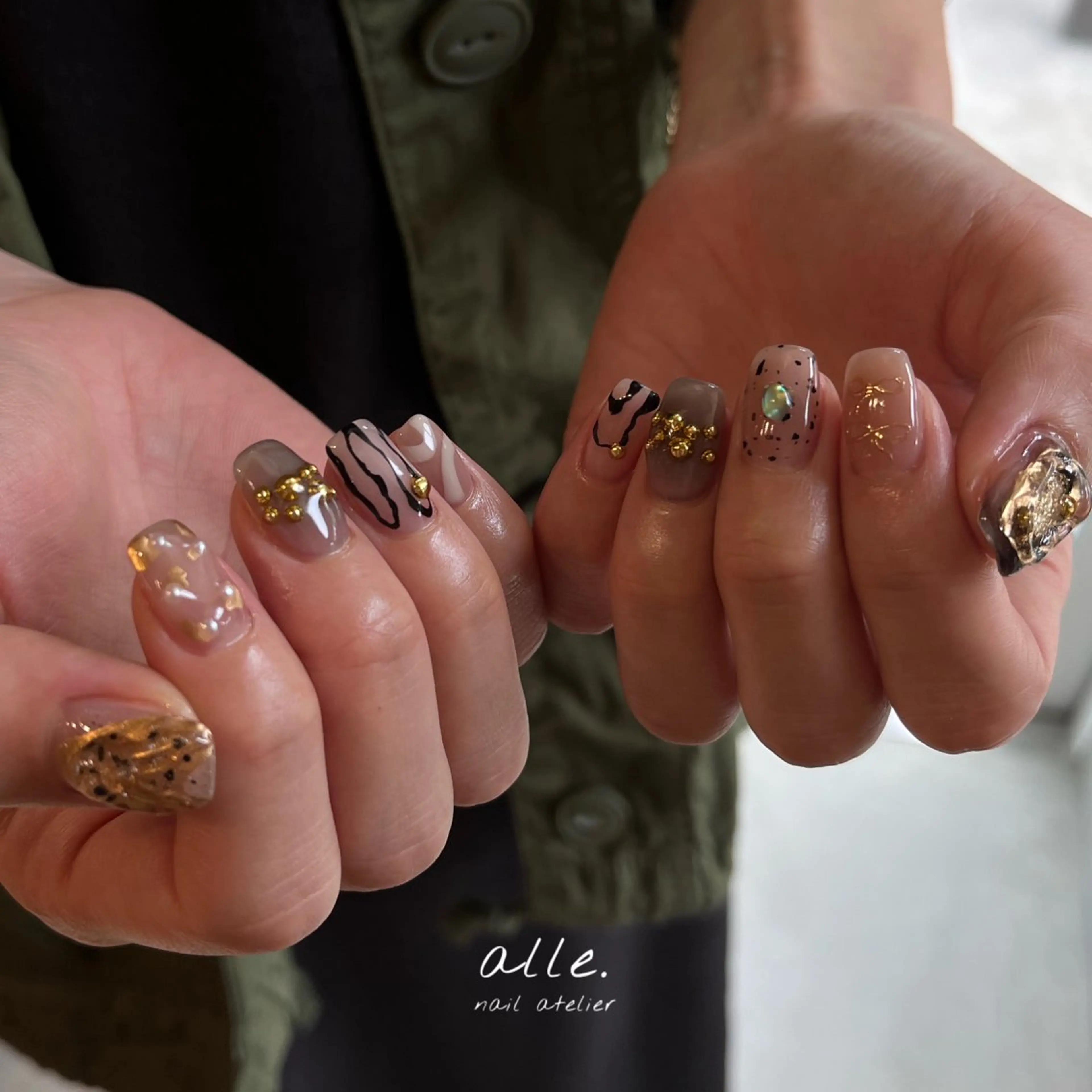 ネイル ハンドネイル atelier alle.のネイルデザイン