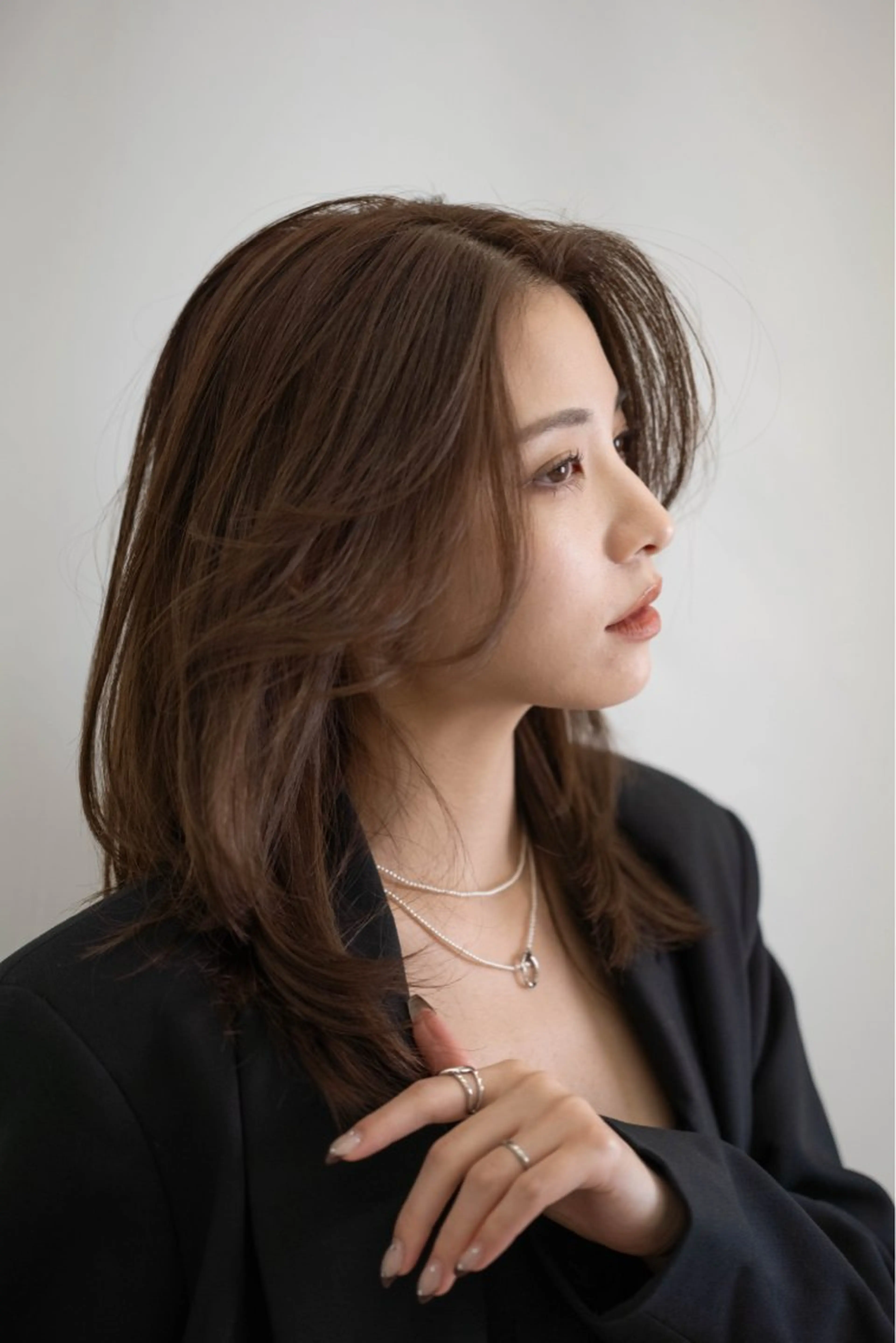 ミディアム ミディアムモデル 募集中/村上廉のヘアスタイル