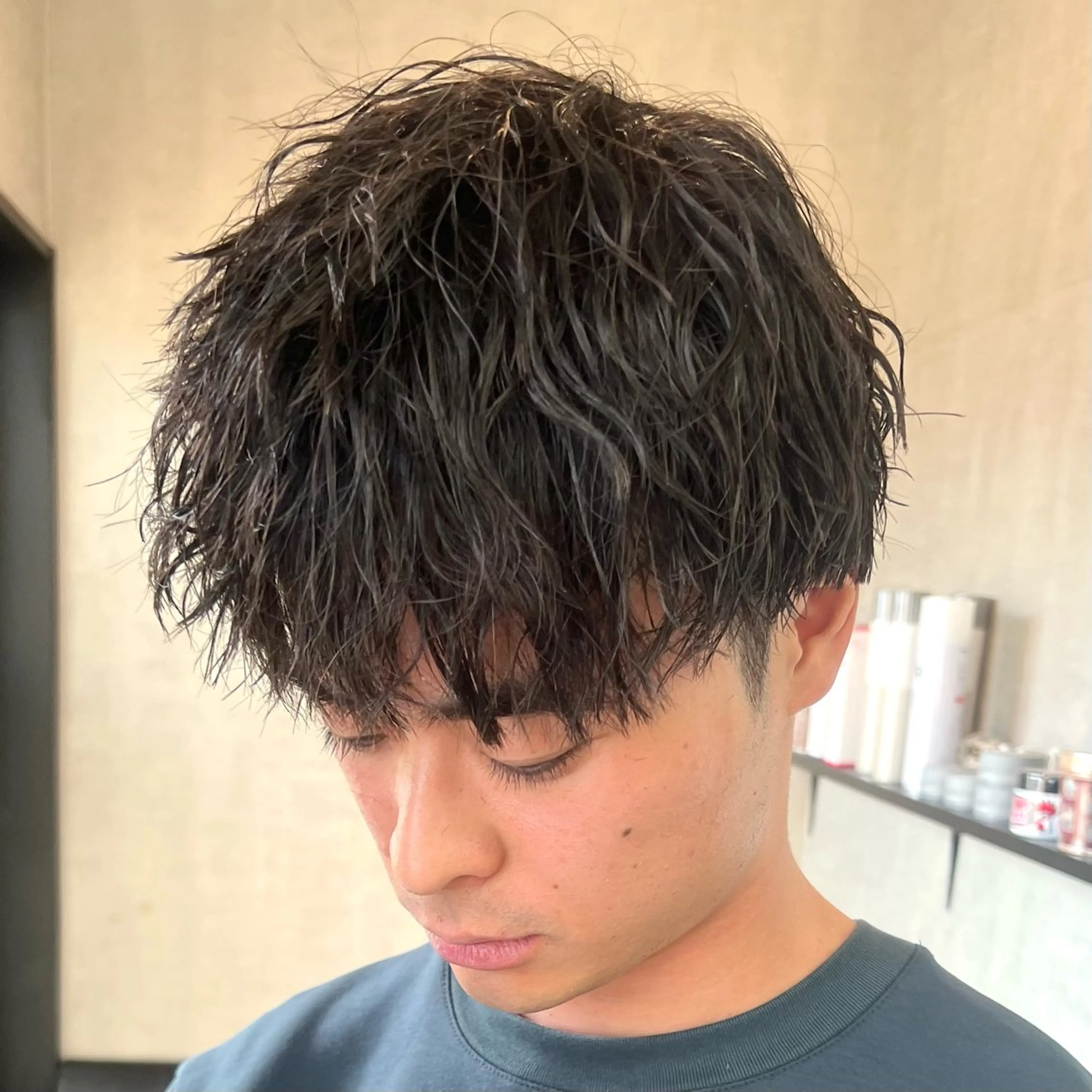 パーマ メンズ カット パーマ 💡似合わせのプロ 💡takutoのヘアスタイル