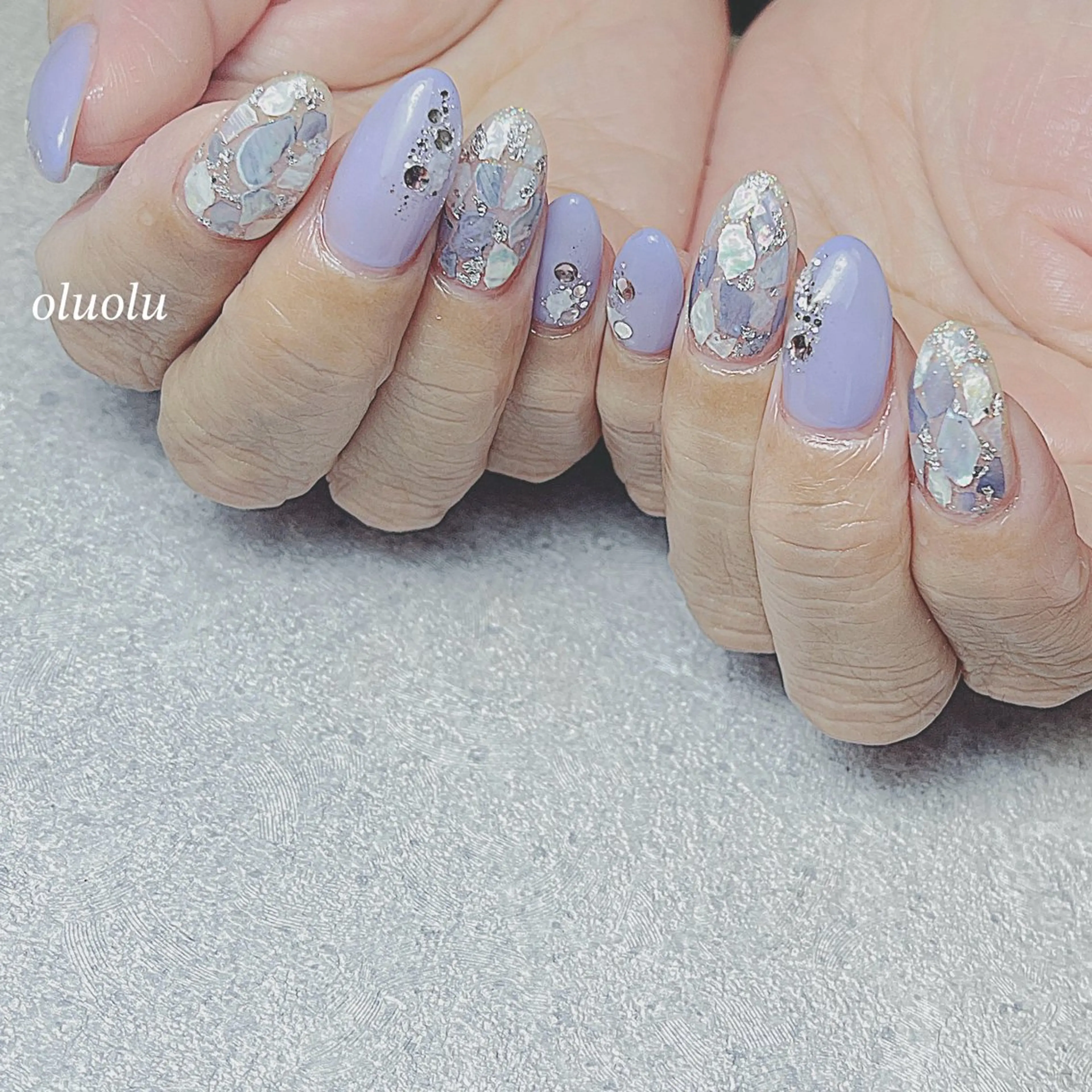 ネイル アートネイル フットネイル ニュアンスネイル 夏ネイル ハンドネイル 大村 紬華のネイルデザイン