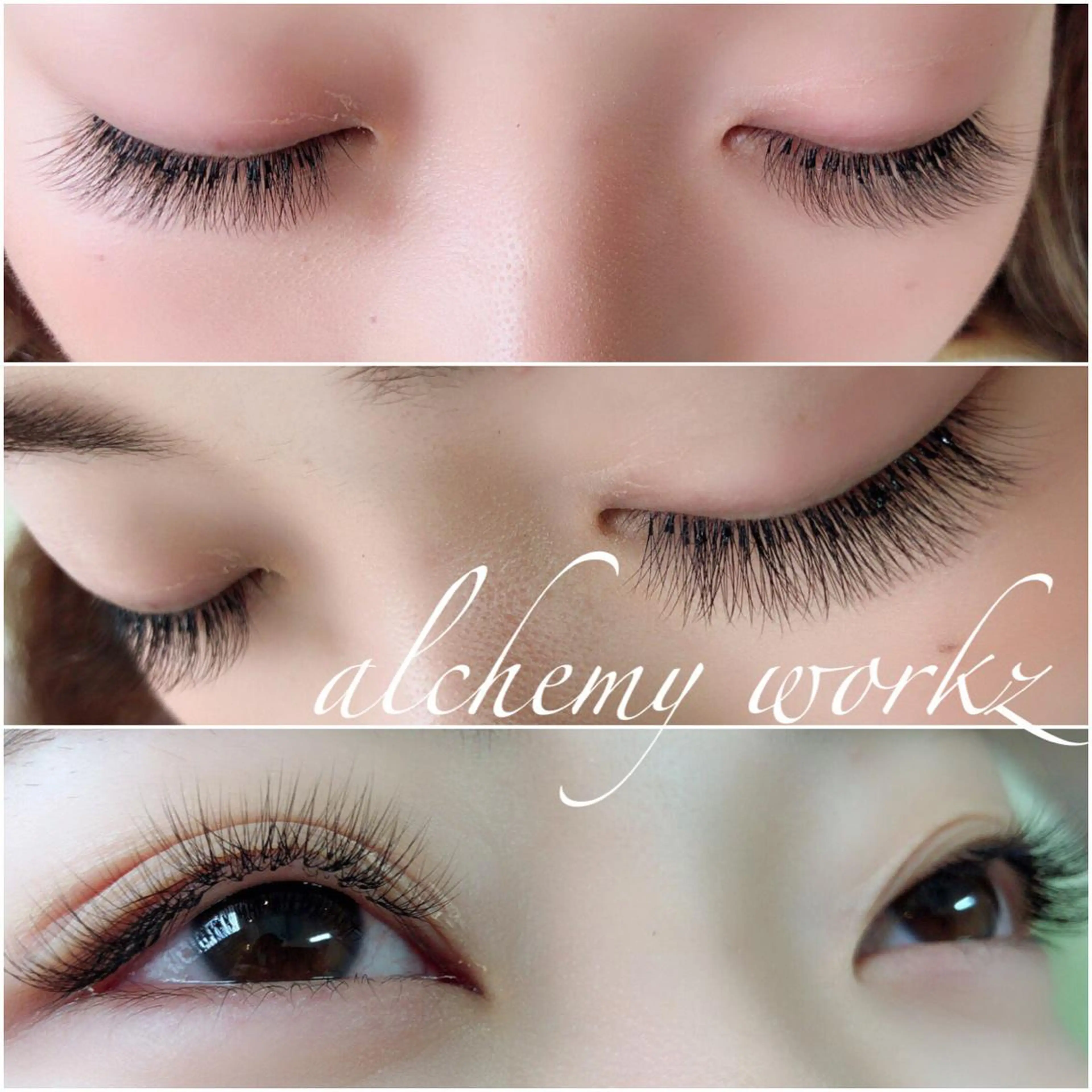 マツエク・マツパ Cカール ナチュラル ボリュームラッシュ alchemy workzのマツエク・マツパデザイン