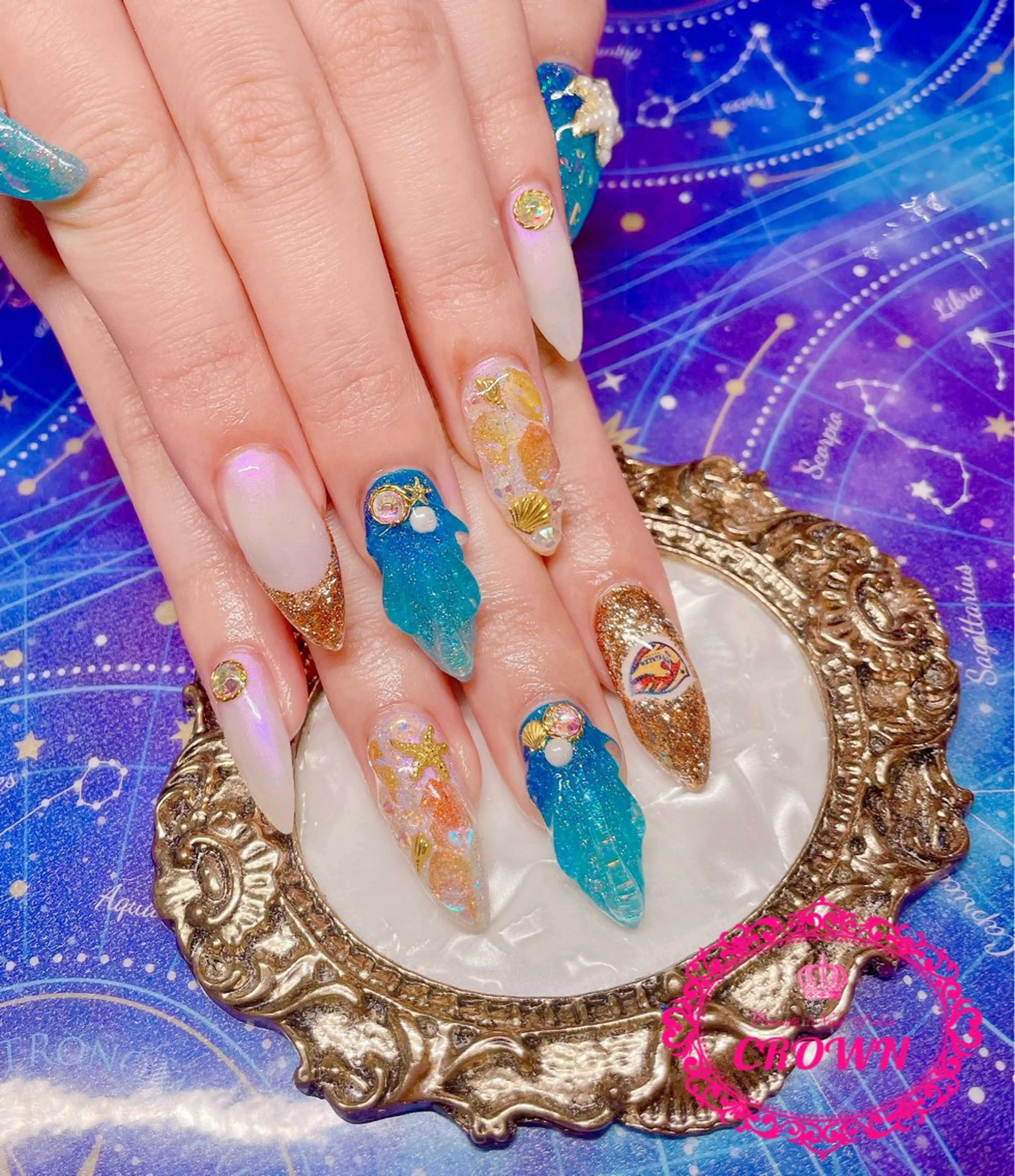 ネイル CROWN プライベートサロンのネイルデザイン