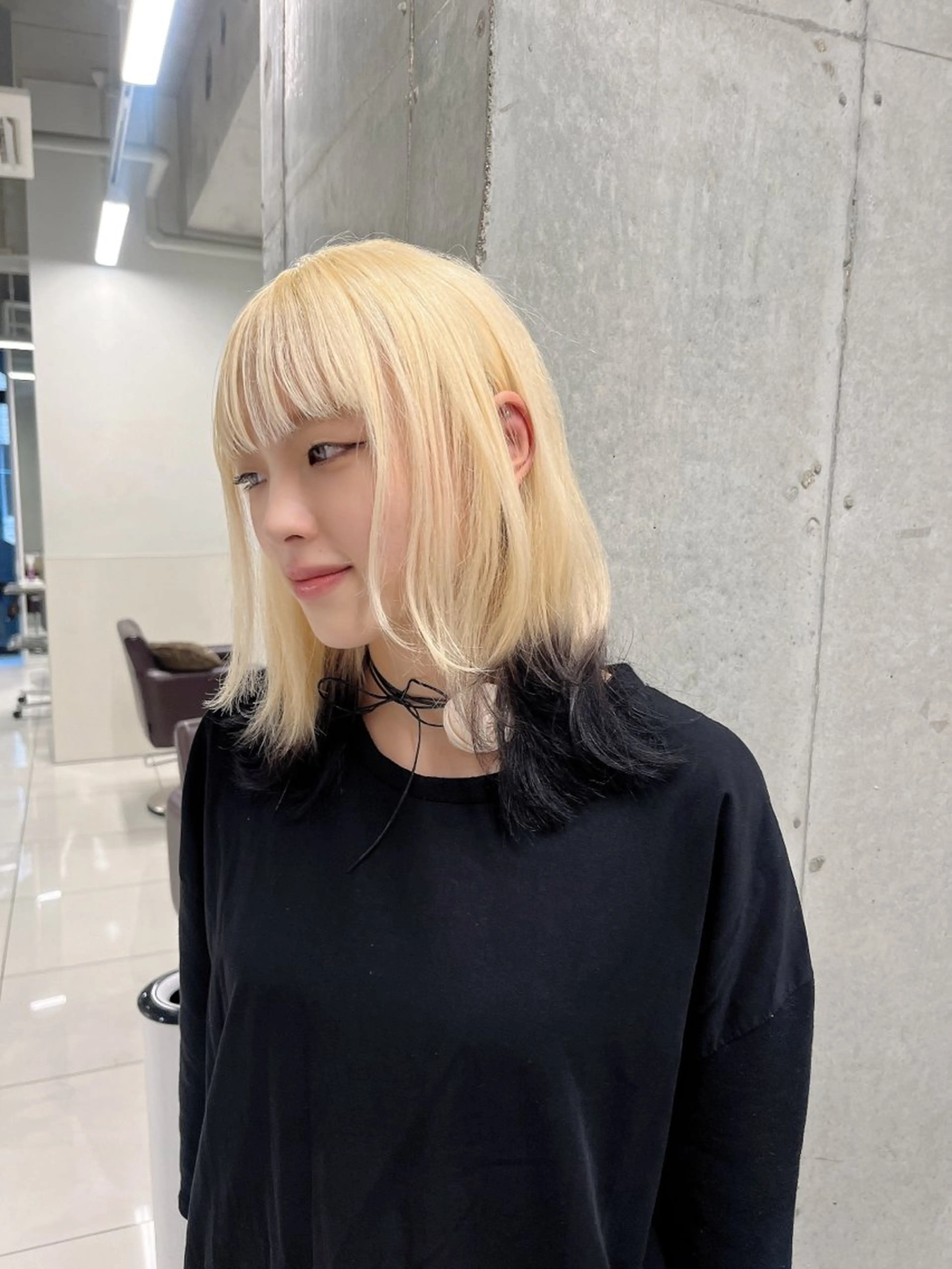 ミディアム カラー レイヤーカット りおな/髪質改善/ カラー /平尾のヘアスタイル