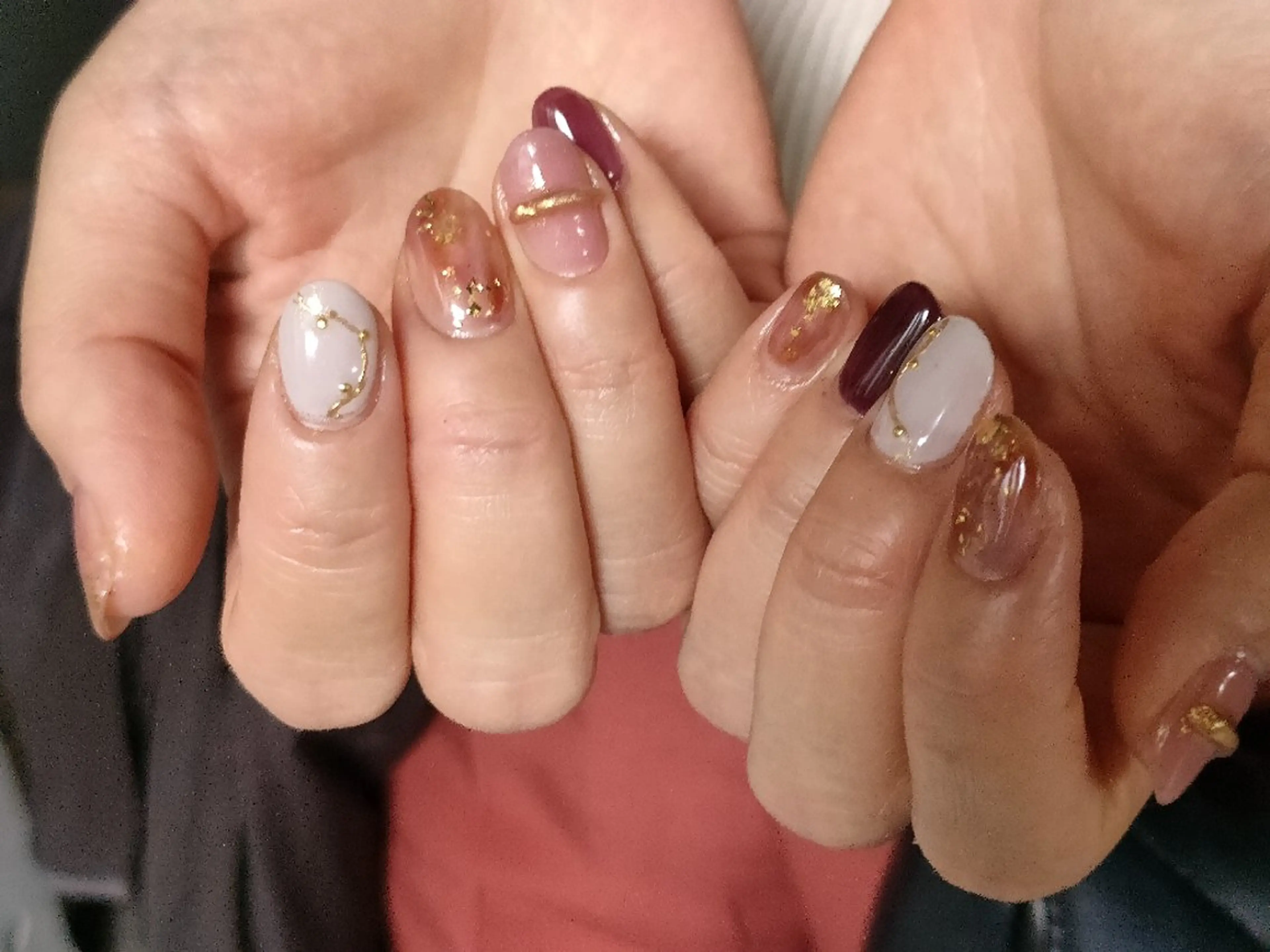 ネイル アートネイル ニュアンスネイル oir. nailsalonのネイルデザイン