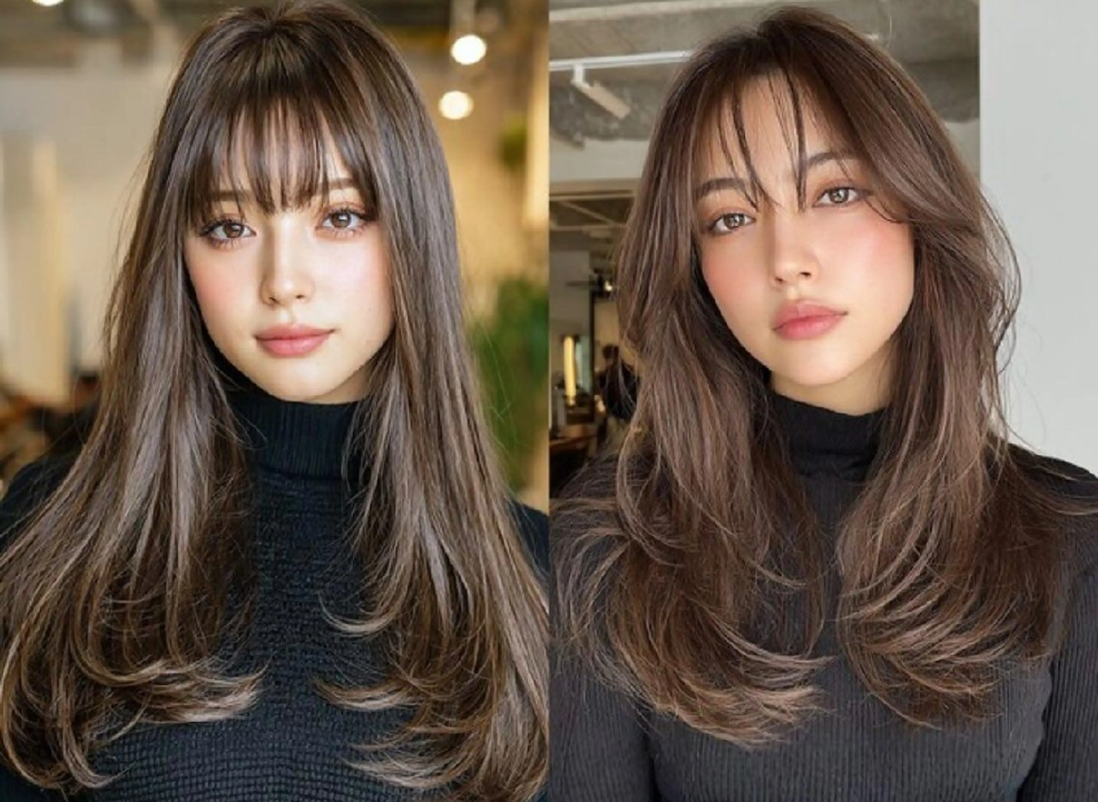 セミロング カラー カット ヘアカラー トリートメント 木田 剛史のヘアスタイル