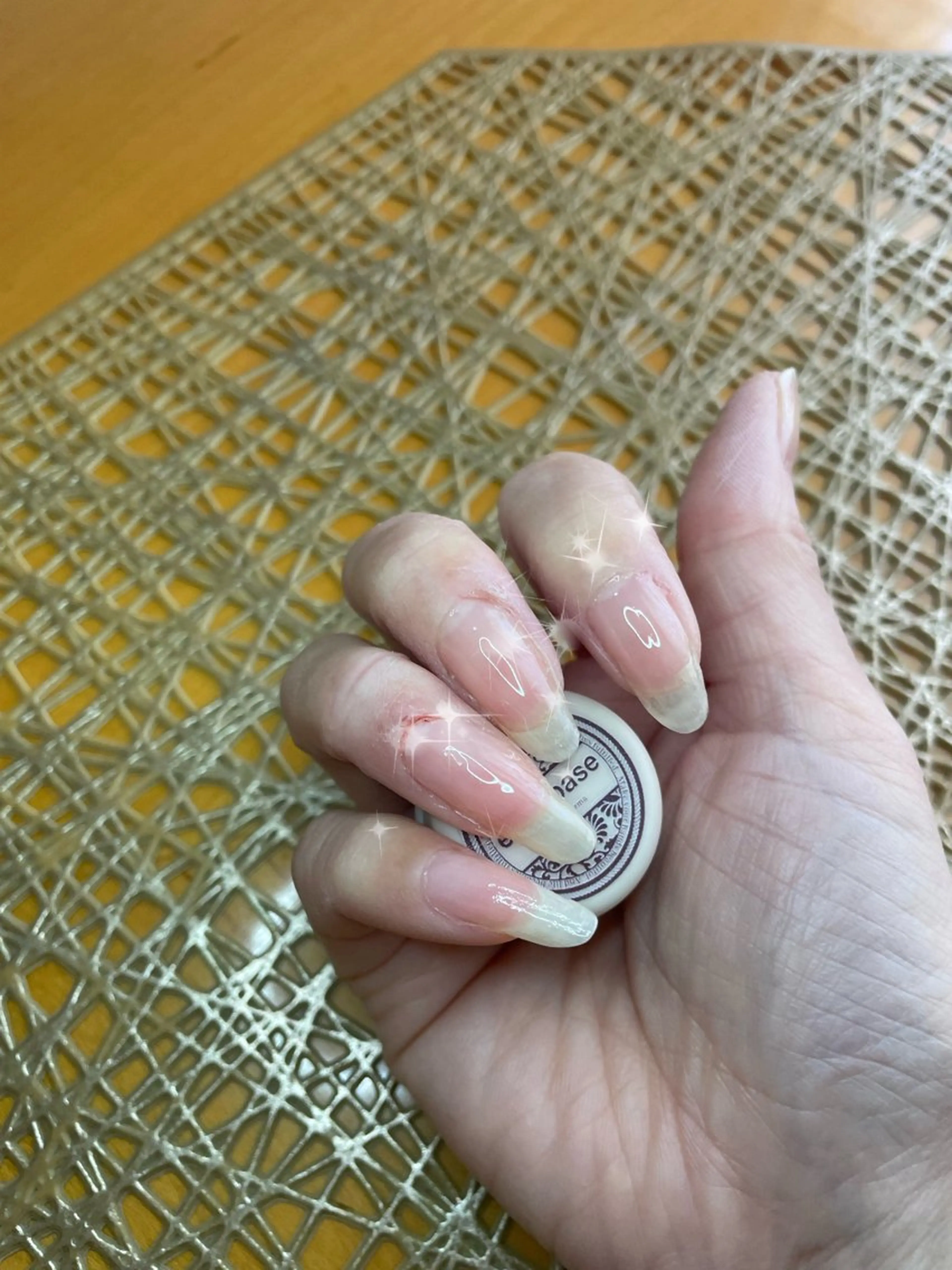 クリアネイルの写真