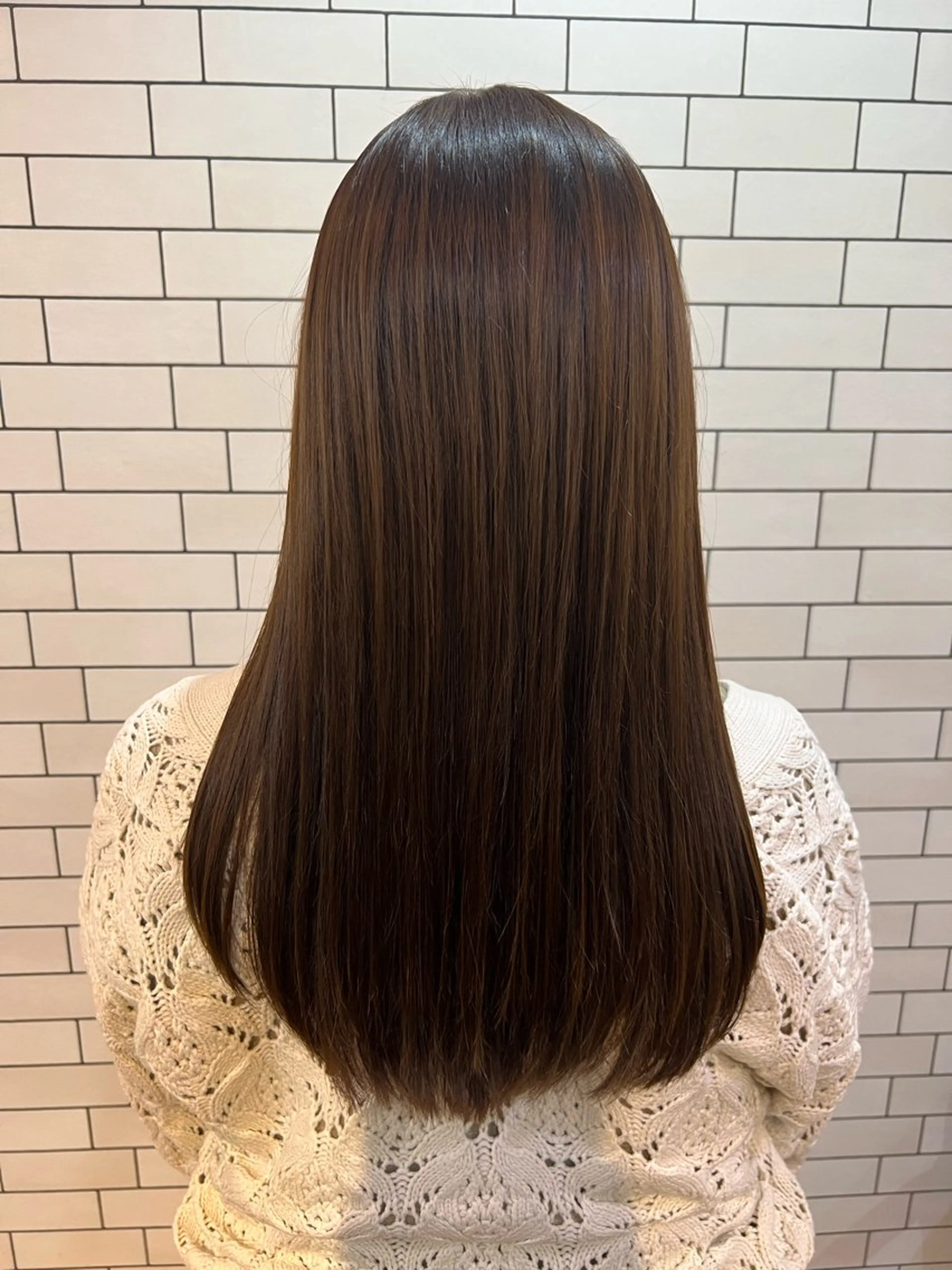 ロング カラー 能登谷 きよのヘアスタイル