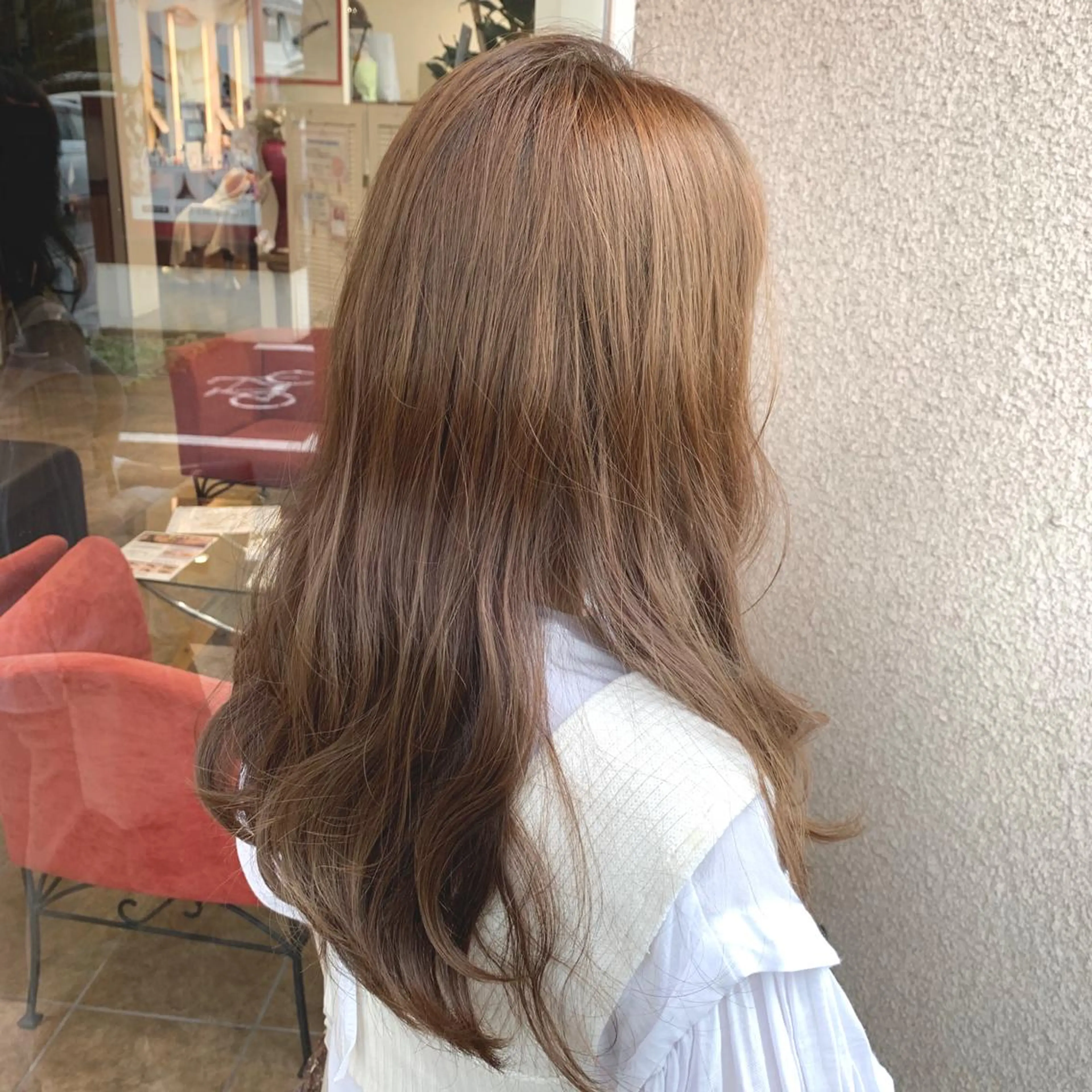 ロング カラー ベージュカラー 韓国ヘア/レイヤー /大嶽佑馬のヘアスタイル