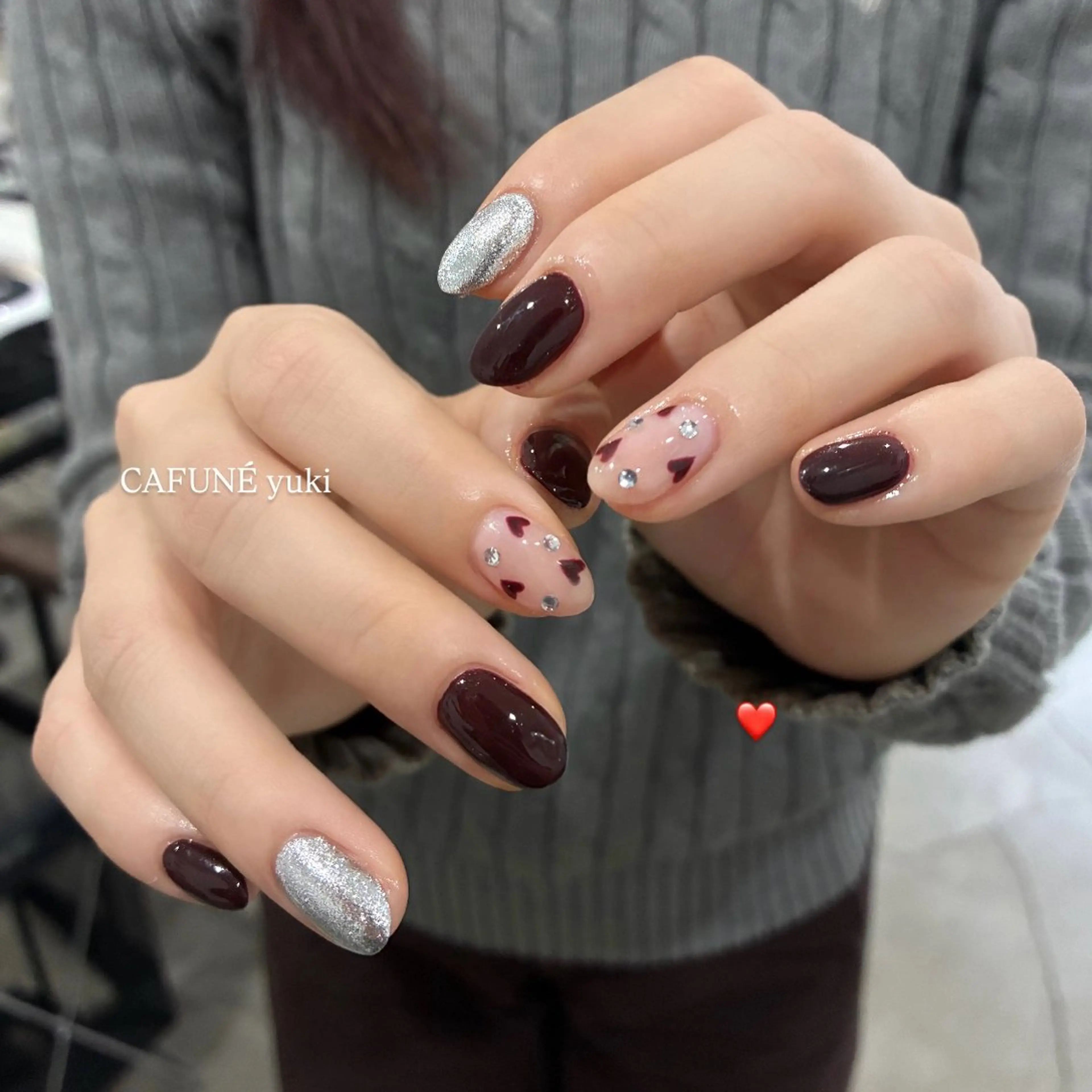 ネイル ハンドネイル CAFUNÉ TOKYO所属・🎼CAFUNÉ_ TOKYO.•*¨のネイルデザイン