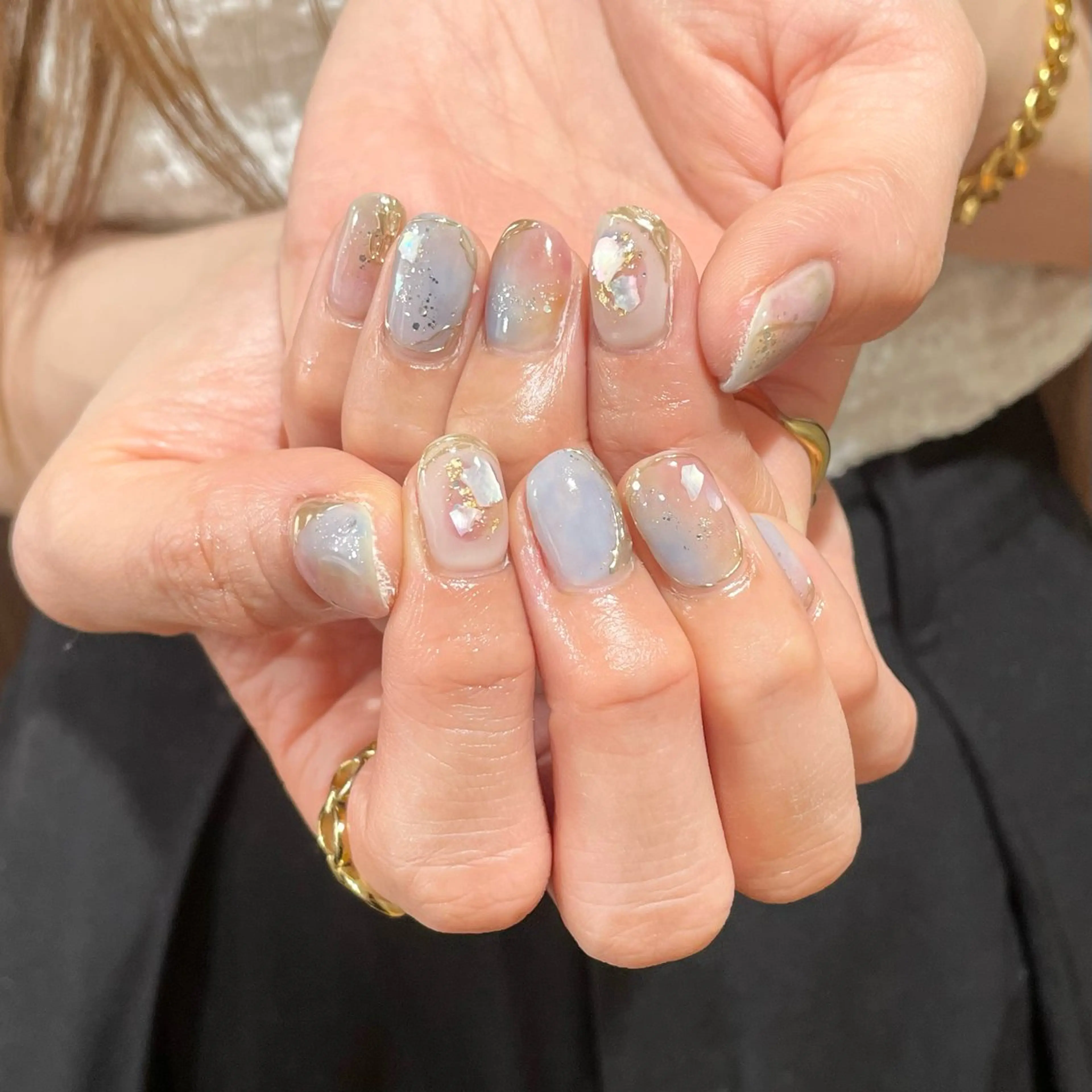 ミディアム LUANA 〜Eyelash&Nail〜所属・長崎 真帆のネイルデザイン