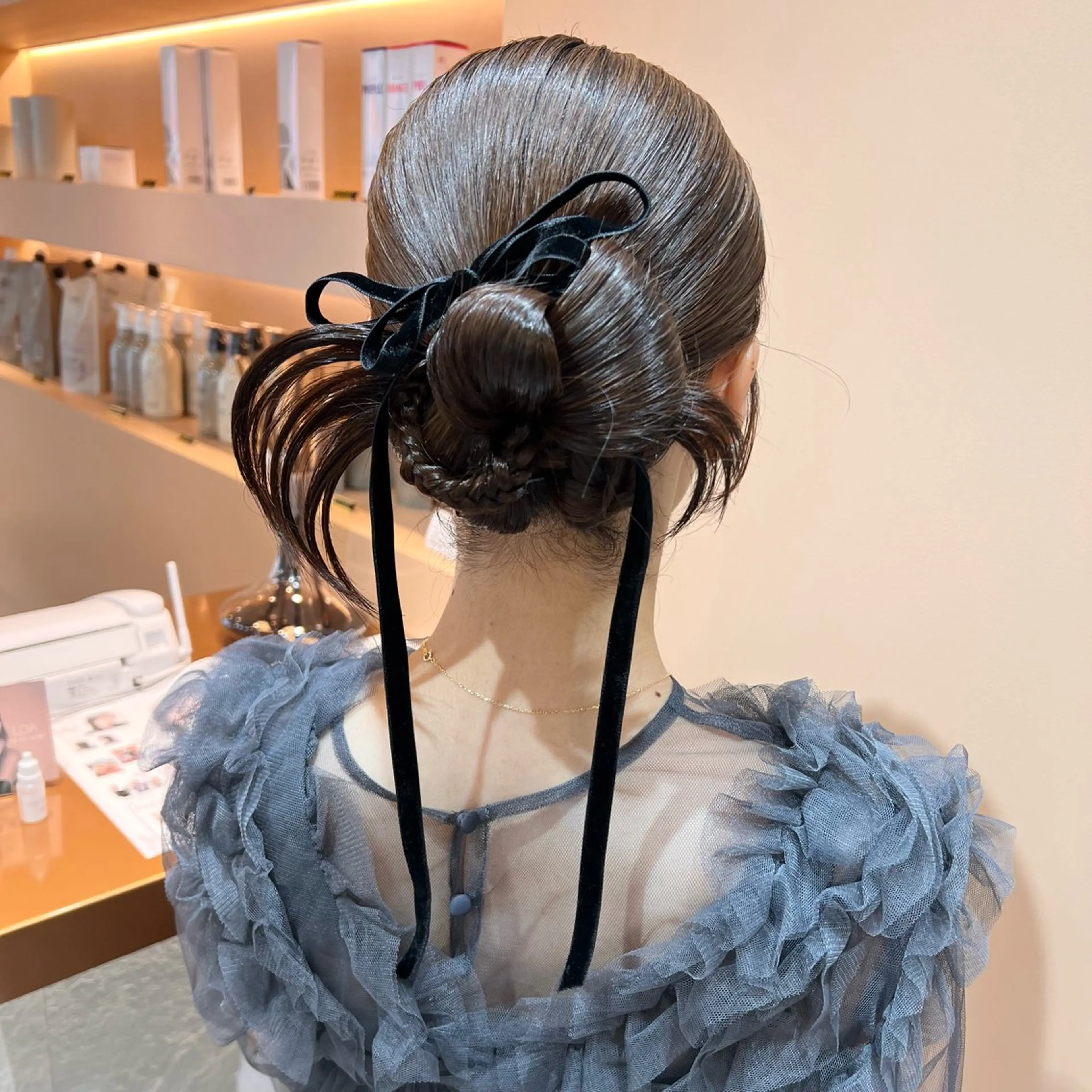 セミロング ヘアアレンジ ヘアセット ✨カチモリ✨レイヤー 韓国ヘア🇰🇷ゆいのヘアスタイル
