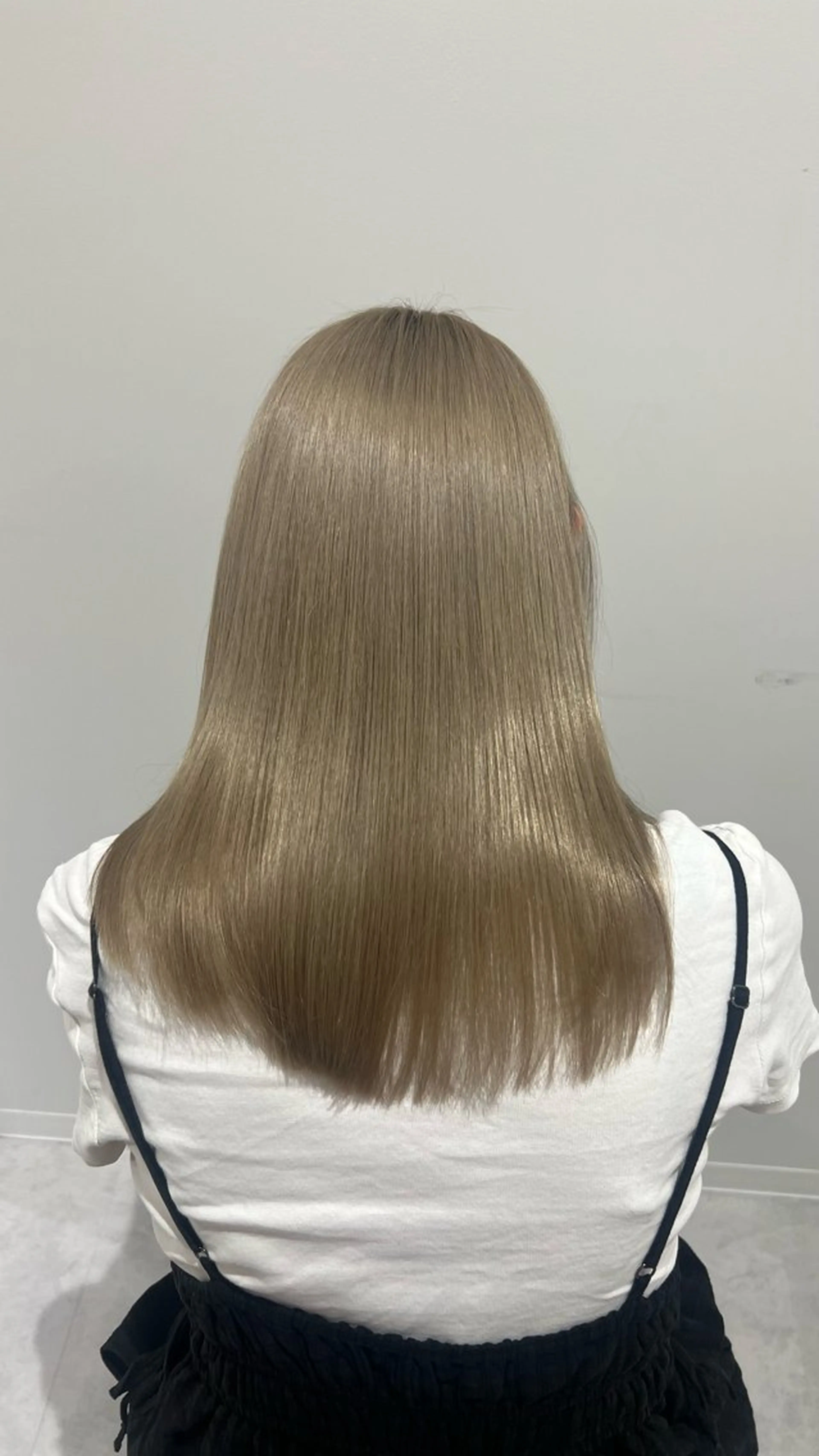 セミロング 髪質改善 トリートメント トリートメント ヘアセット 🇰🇷韓国ワンホン カラー🎀✨️AYUのヘアスタイル