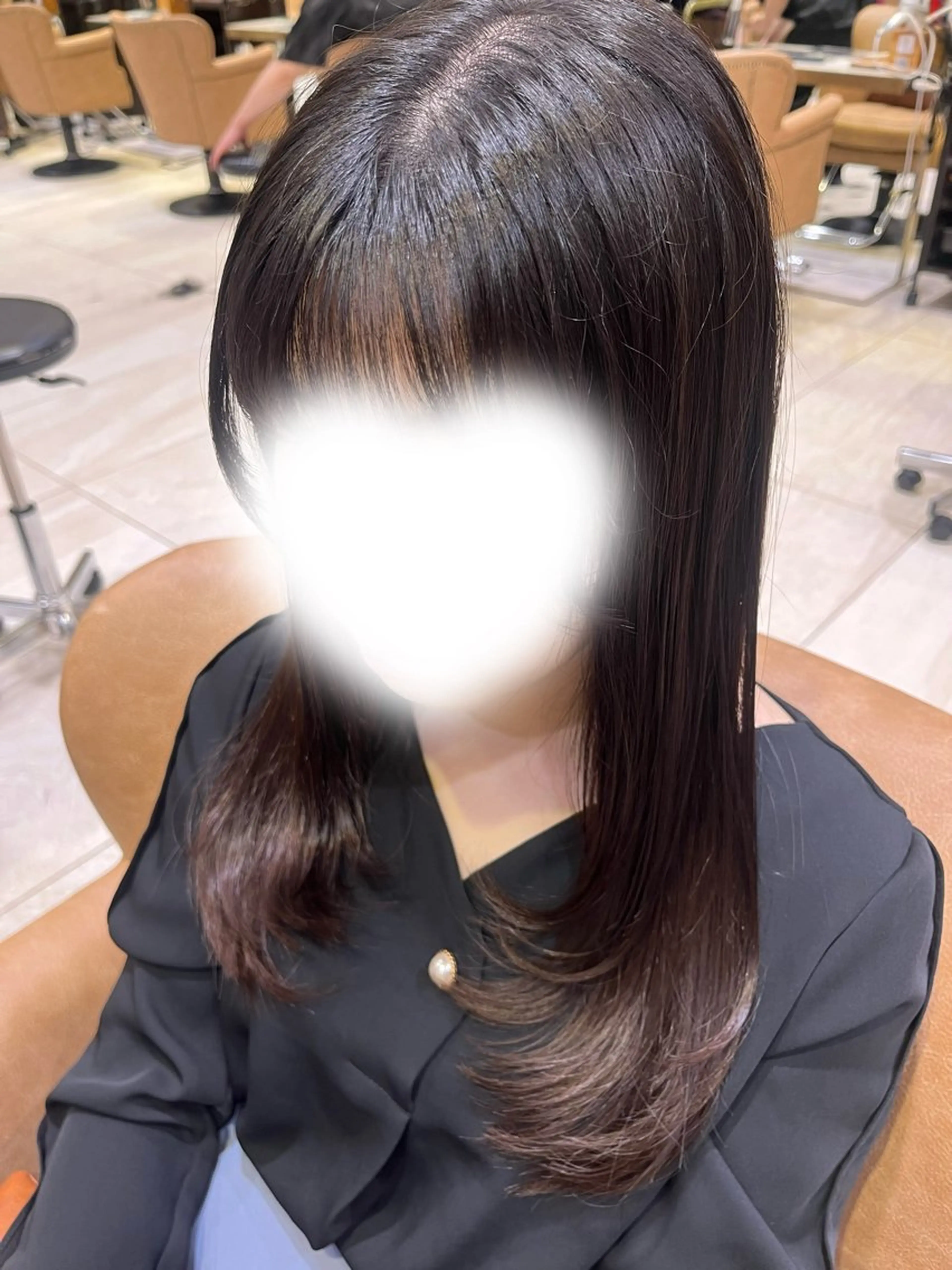 ロング ボブ／レイヤーモデル 募集中🫧ゆい🌼のヘアスタイル