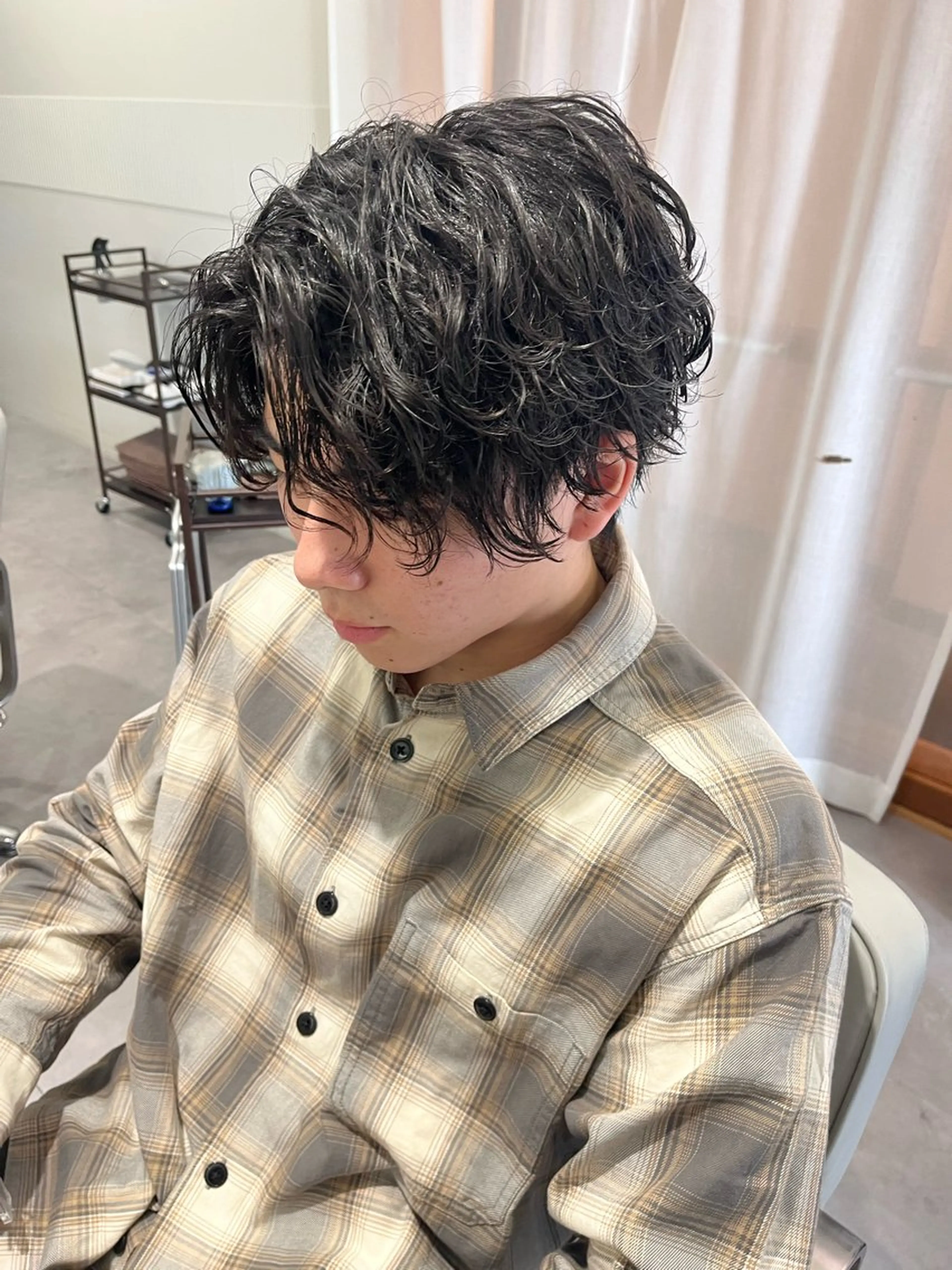 ショート パーマ メンズ 【メンズ特化】 メンズパーマ/雄斗のヘアスタイル