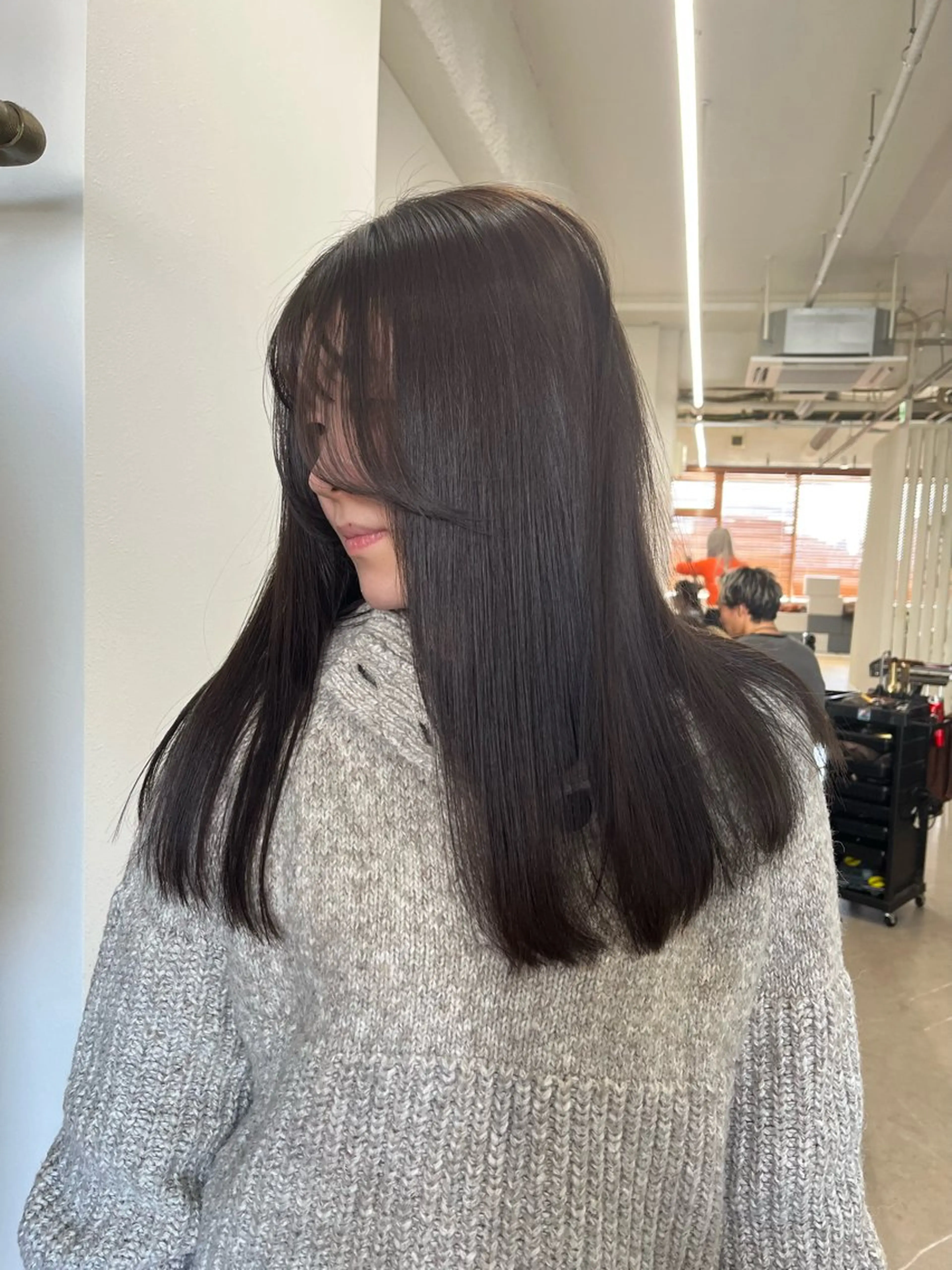 縮毛矯正の写真