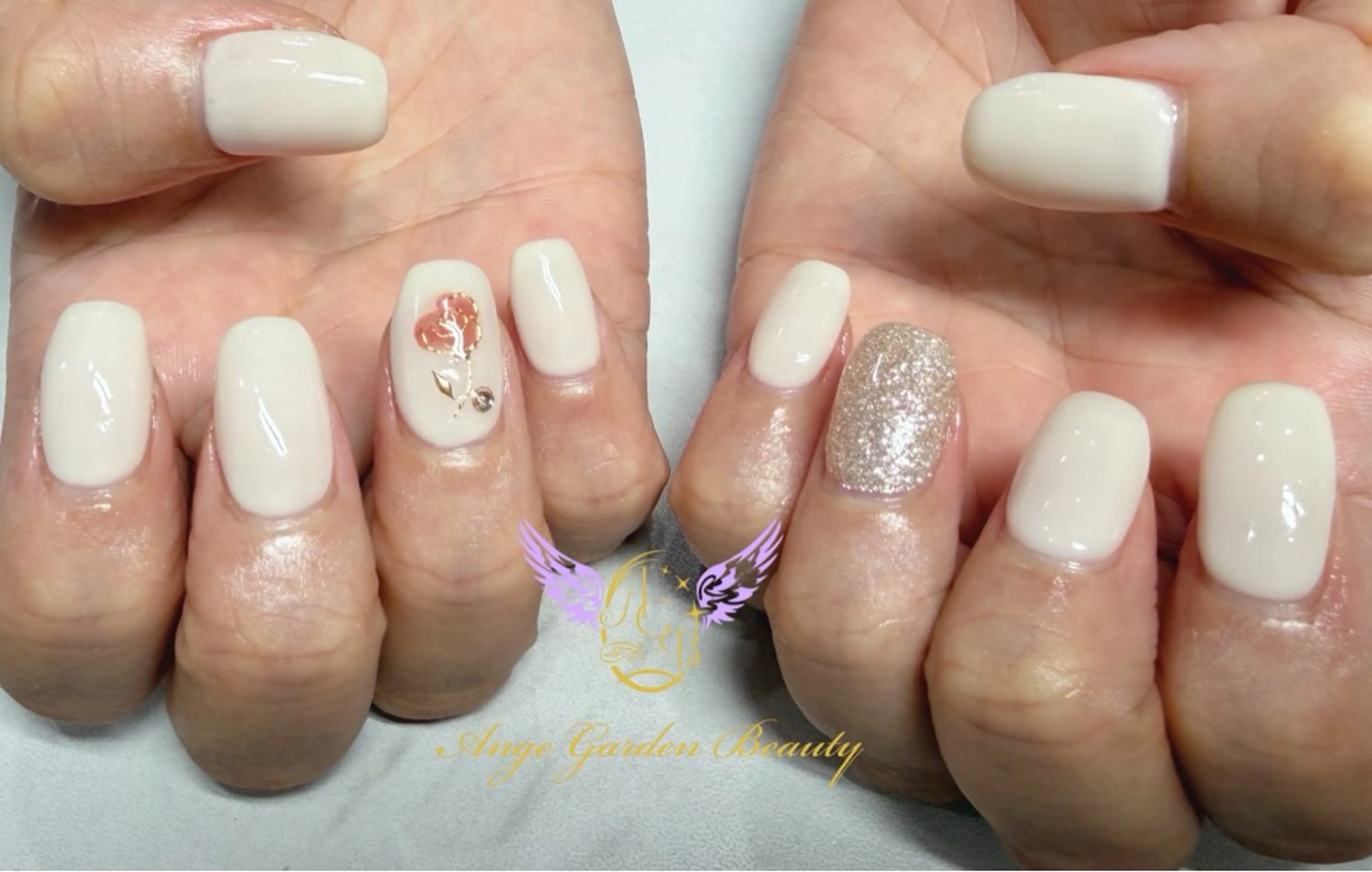 ネイル ハンドネイル AngeGarden Beautymihoのネイルデザイン