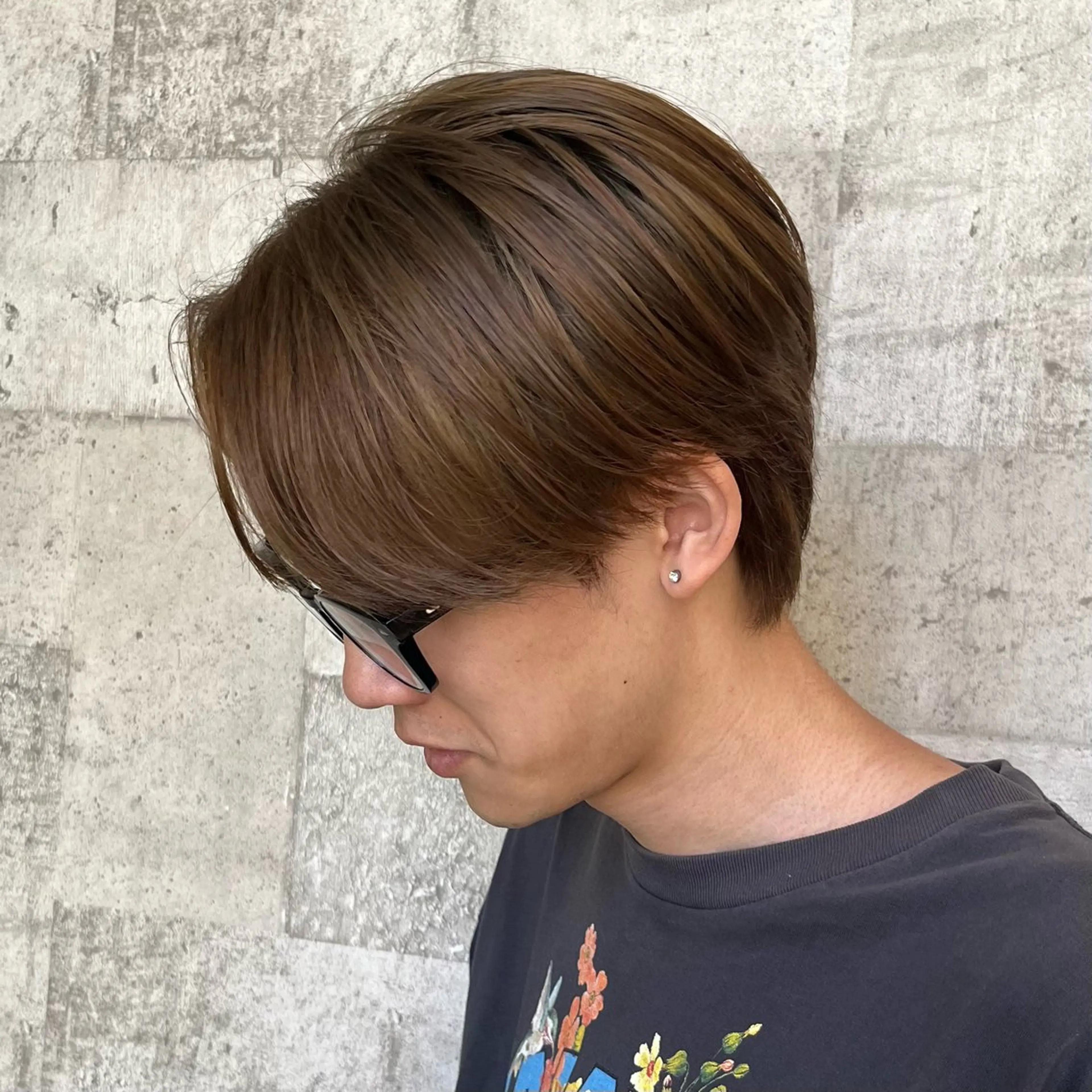 カラー 𝐲𝐮𝐮 /艶髪 /透明感カラー🌱のヘアスタイル