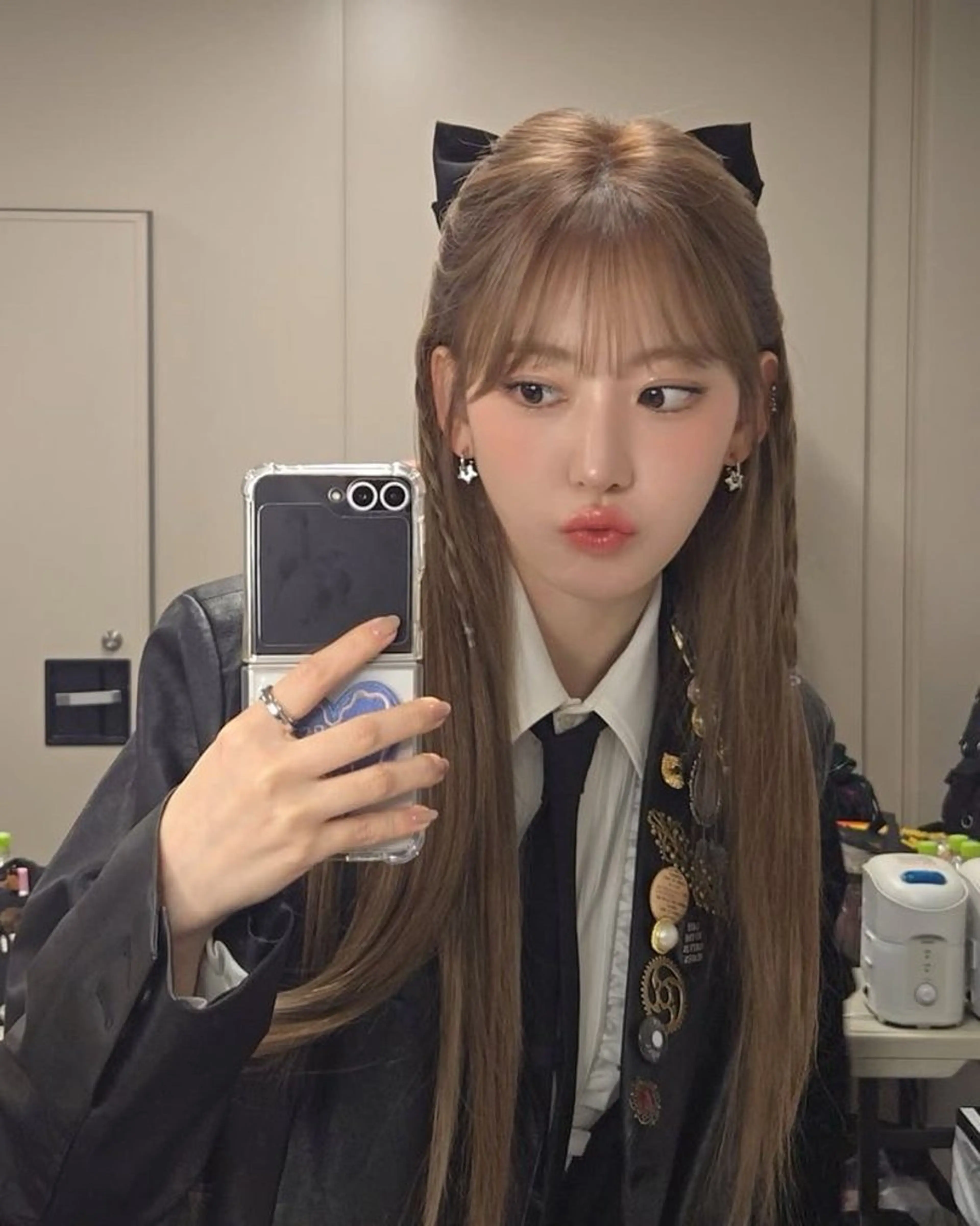 ロング ナナ♡レイヤーカット ♡似合わせカラーのヘアスタイル