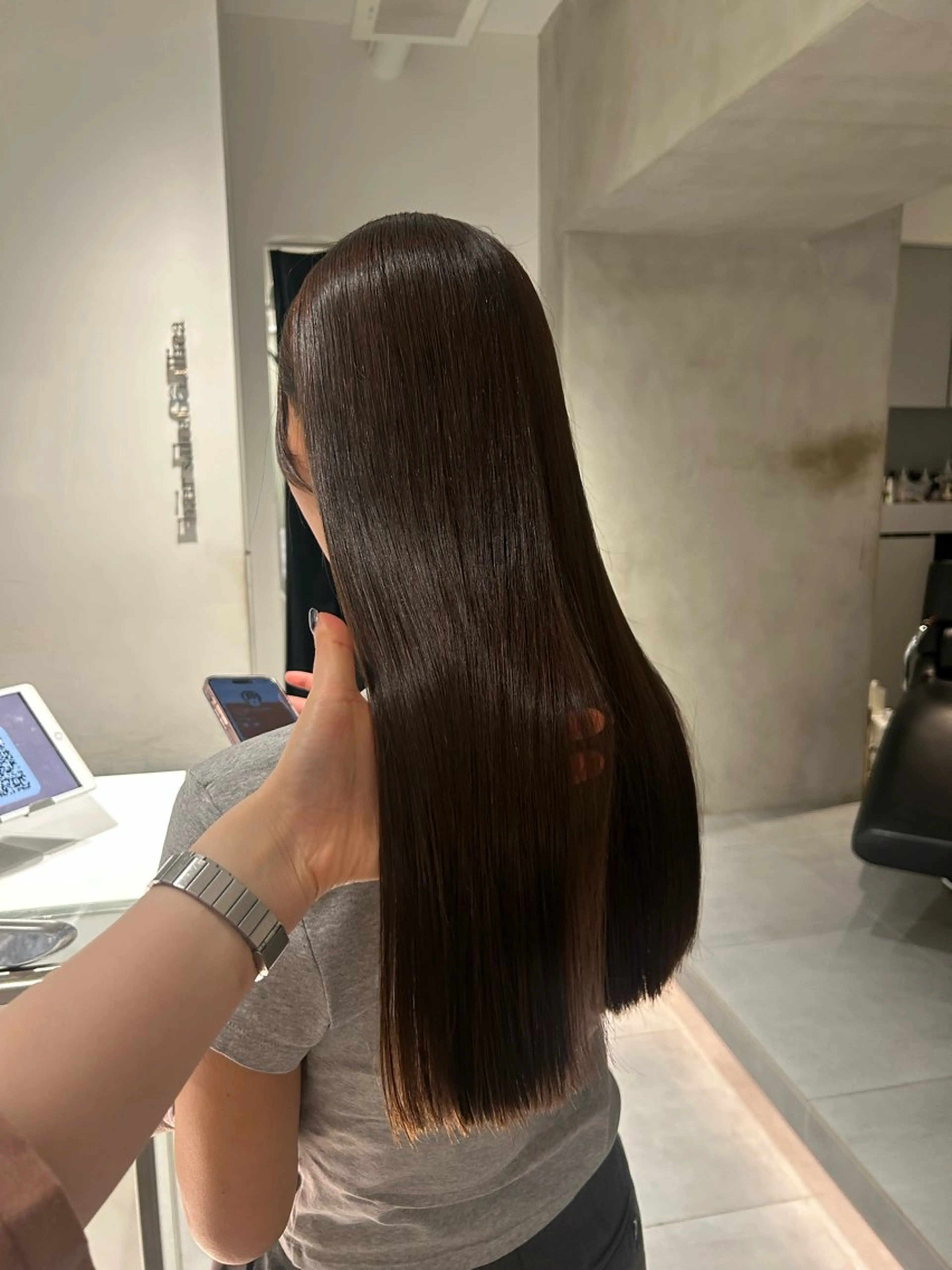 ロング カラー カット ヘアカラー トリートメント 🧚つやさらhair 🧚manakaのヘアスタイル