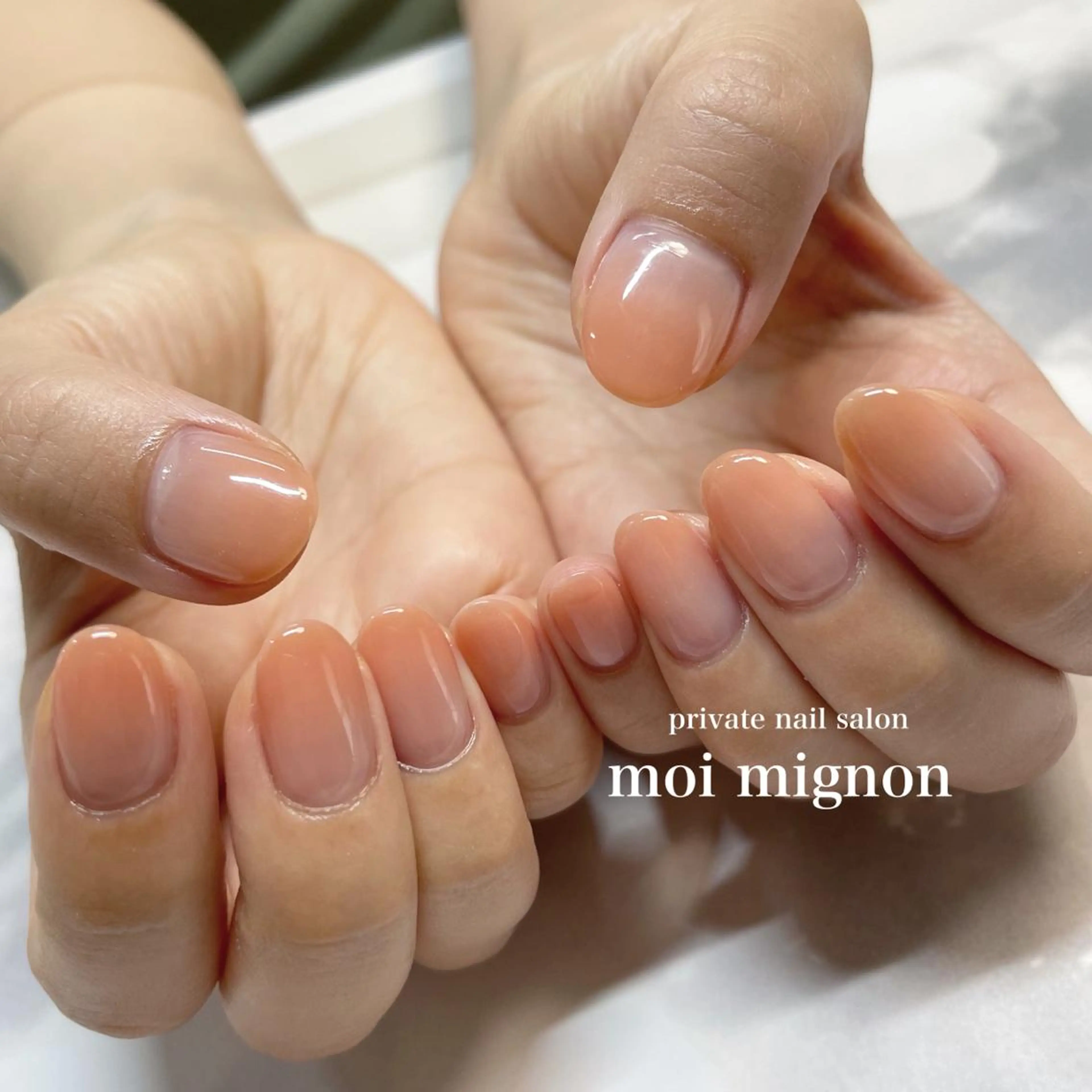 ネイル グラデーション シンプルネイル ハンドネイル nailist Aki♡のネイルデザイン